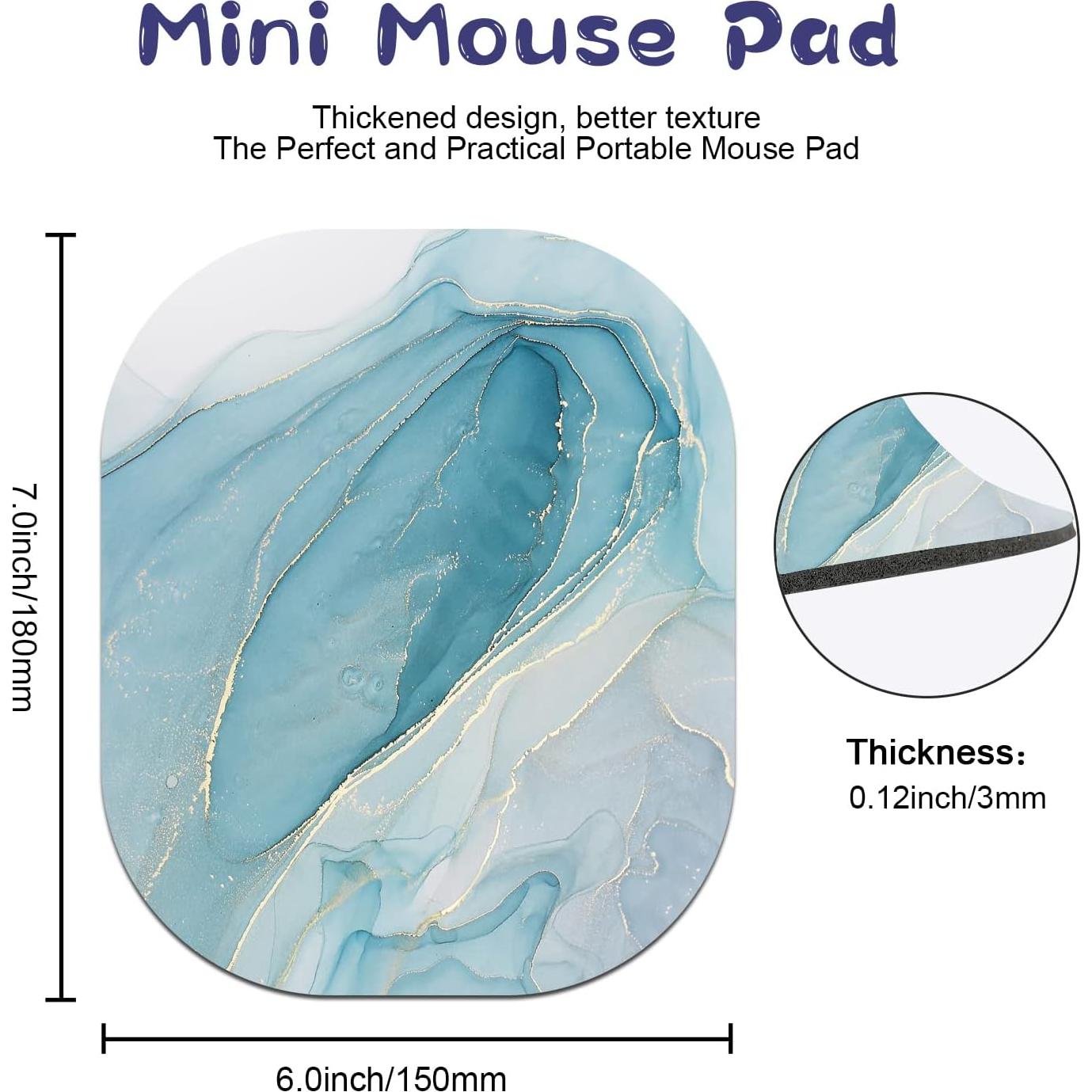 Alfombrilla de Ratón Mini LF LOIAAFEL Mármol Azul 150x180mm