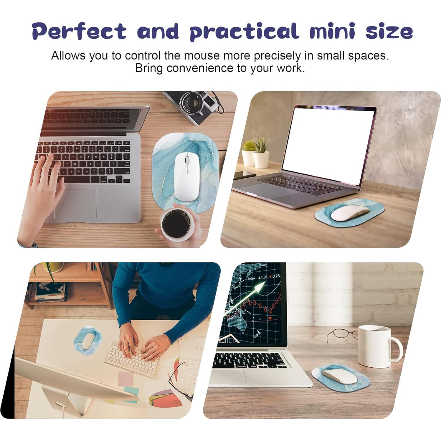 Alfombrilla de Ratón Mini LF LOIAAFEL Mármol Azul 150x180mm