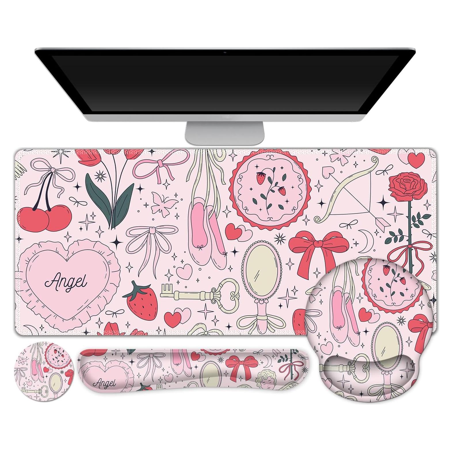 Alfombrilla de Ratón Ergonómica ToLuLu XXL con Reposamuñecas