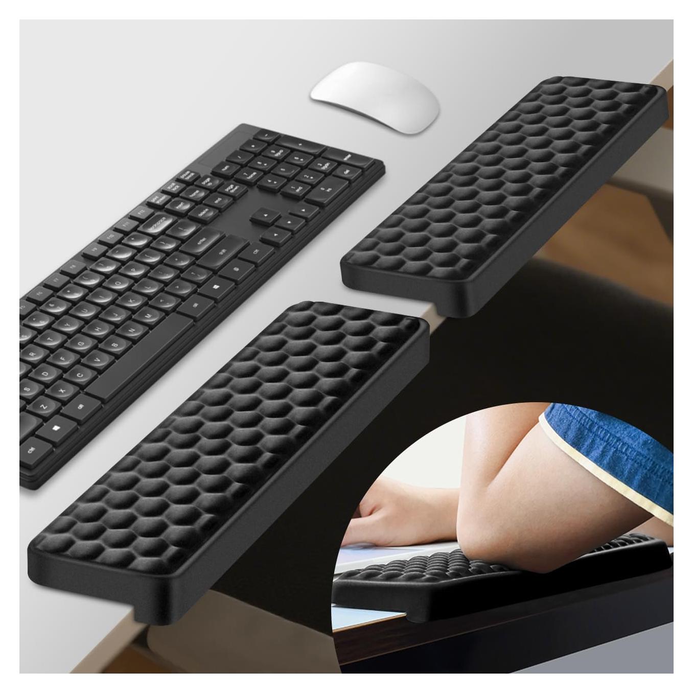 Almohadilla para Codo JIKIOU en Forma de L - 2 Piezas, Espuma Viscoelástica, Antideslizante, Alivio del Dolor