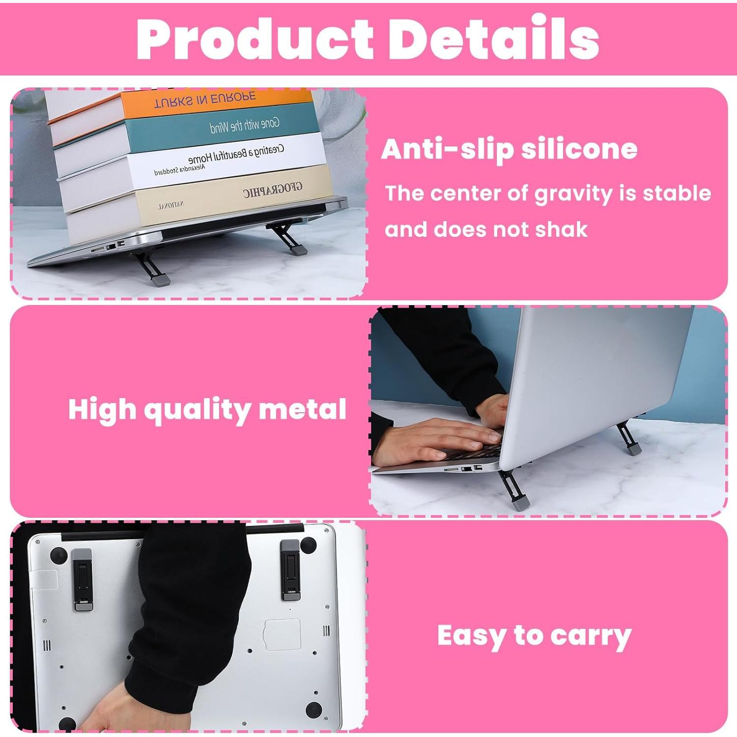 Soporte de Teclado Plegable XLIUAX Negro 3 Niveles Ajustables