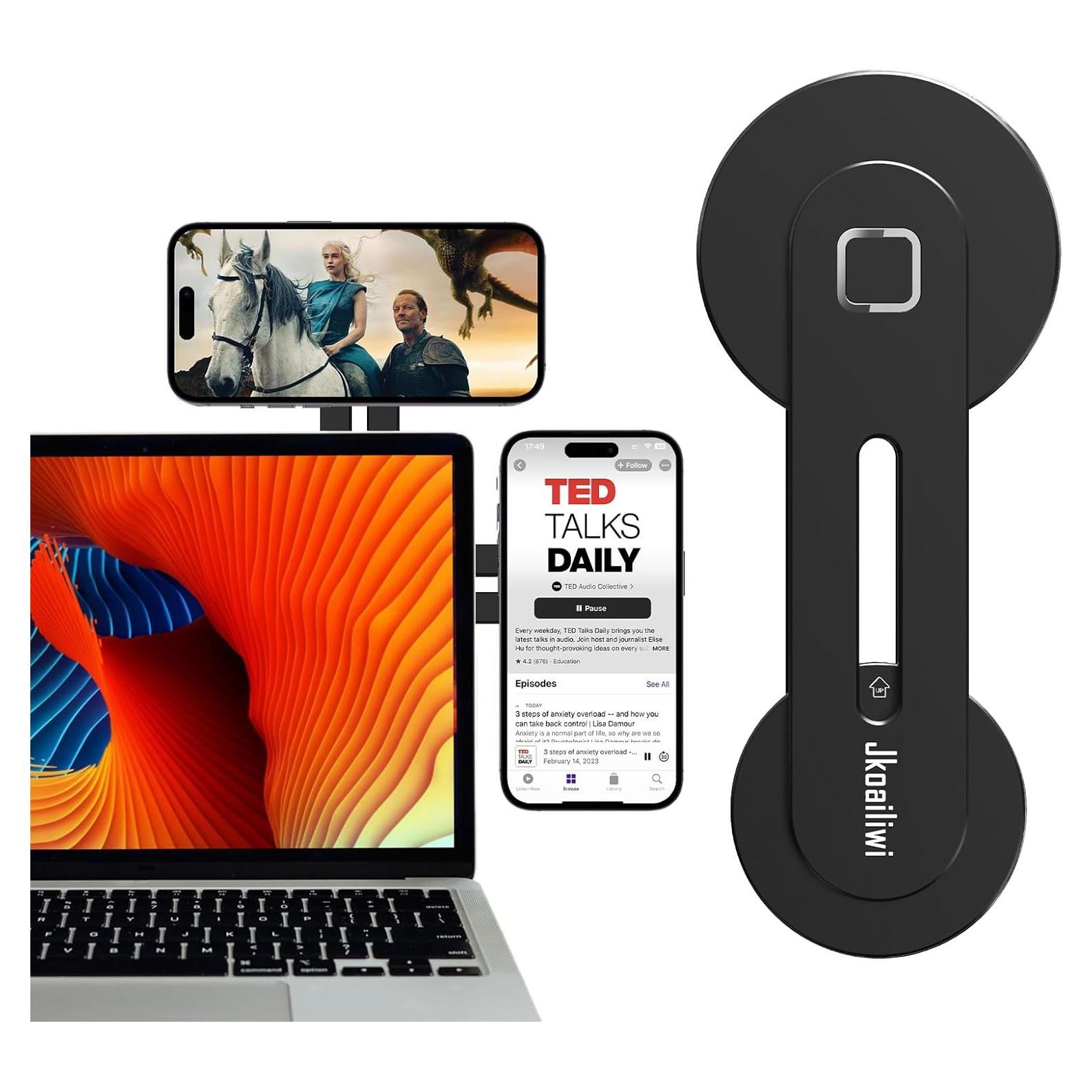 Soporte Magnético Ajustable Jkoailiwi para Laptop y Teléfono