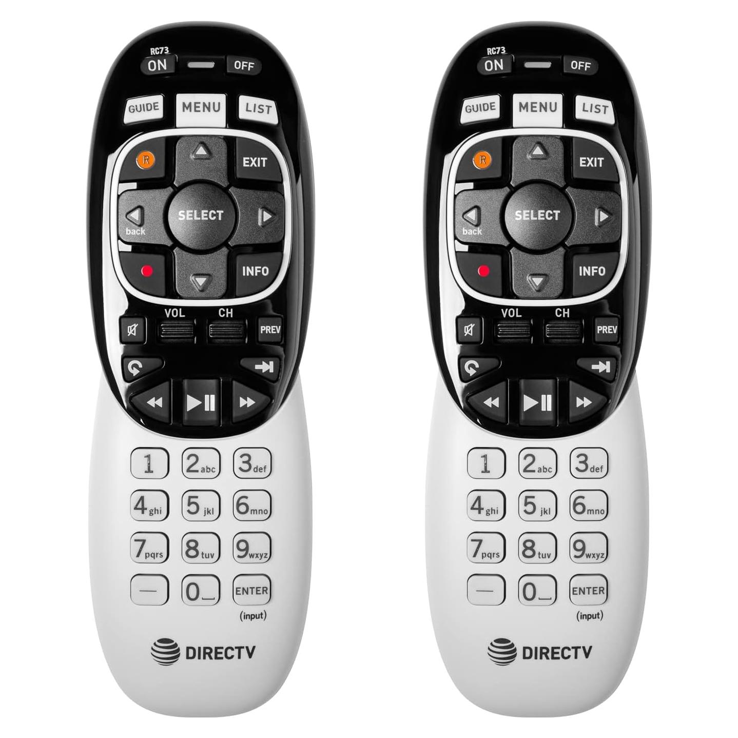 Control Remoto DIRECTV RC73 IR/RF - Paquete de 2 Unidades