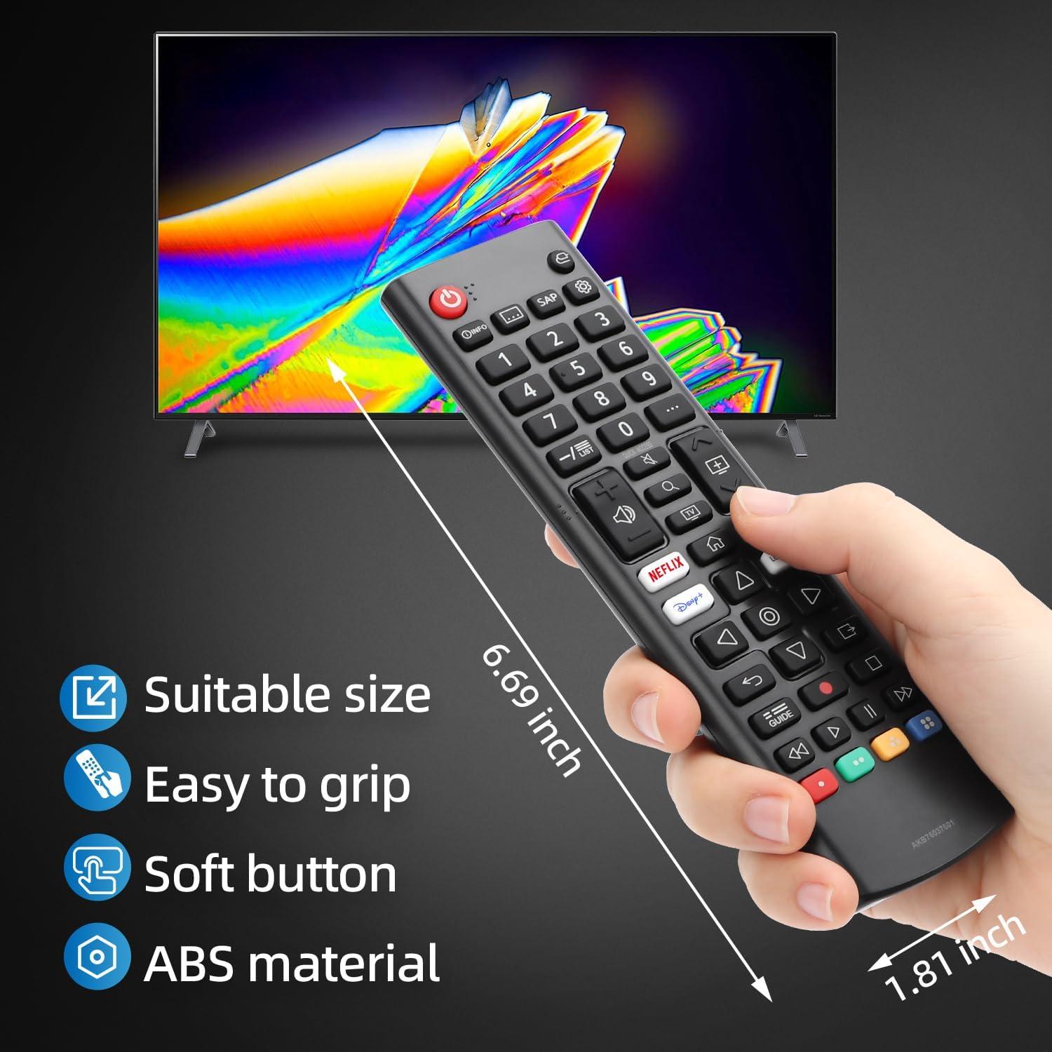 Control Remoto Universal Gvirtue AKB76037601 para TV LG