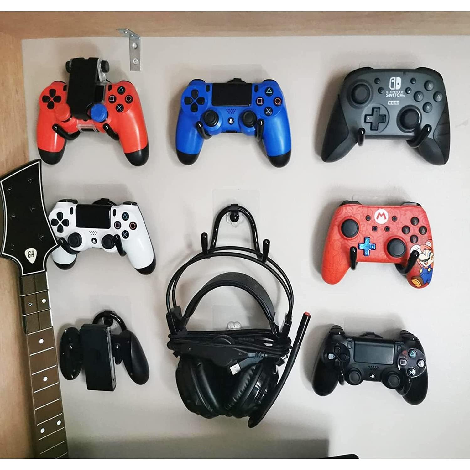 Soporte de Pared Autoadhesivo Pmsanzay para Controladores de Juego - 3 Piezas