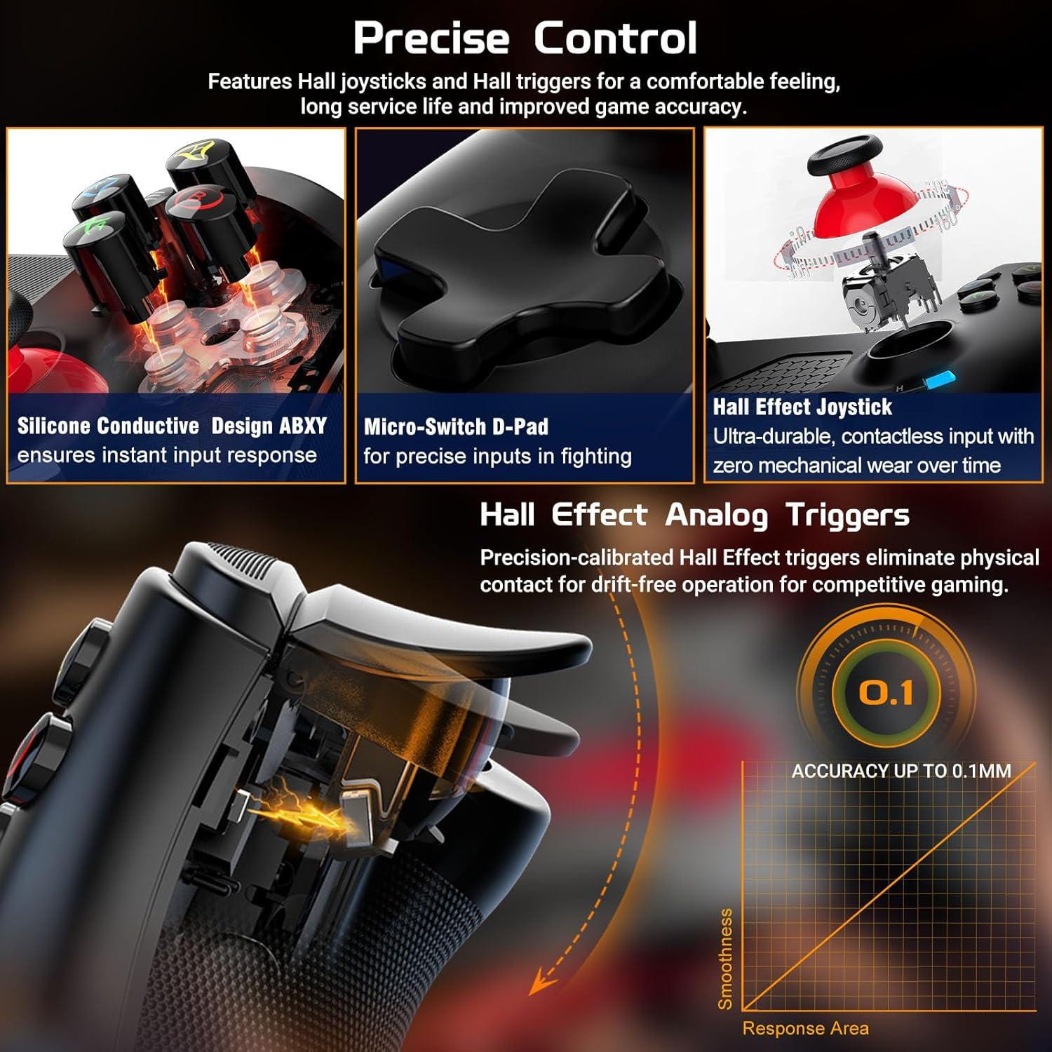 Controlador Inalámbrico Joso AB02 para Juegos Móviles - Bluetooth