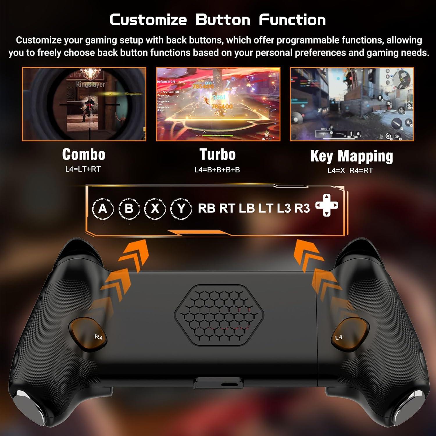 Controlador Inalámbrico Joso AB02 para Juegos Móviles - Bluetooth