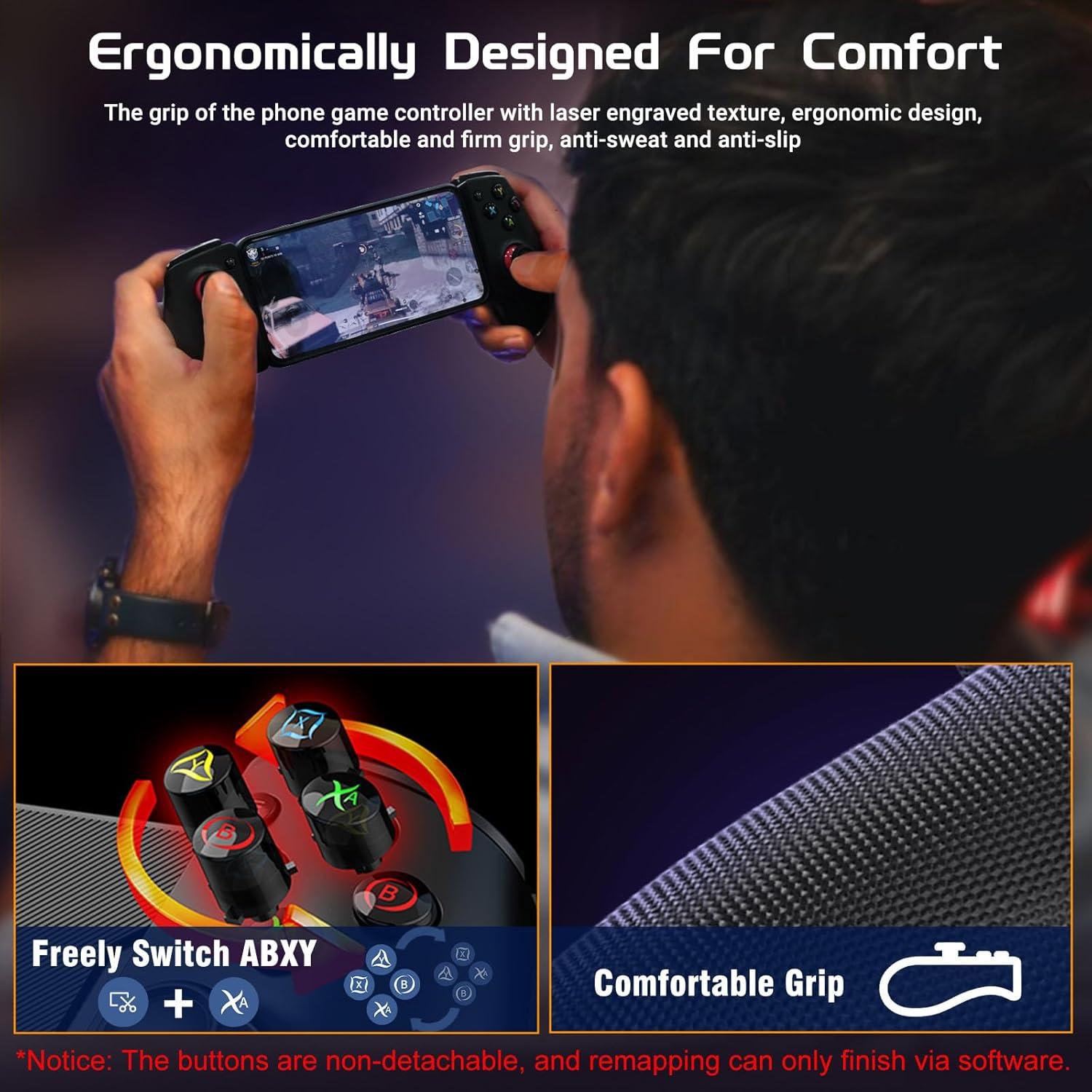 Controlador Inalámbrico Joso AB02 para Juegos Móviles - Bluetooth