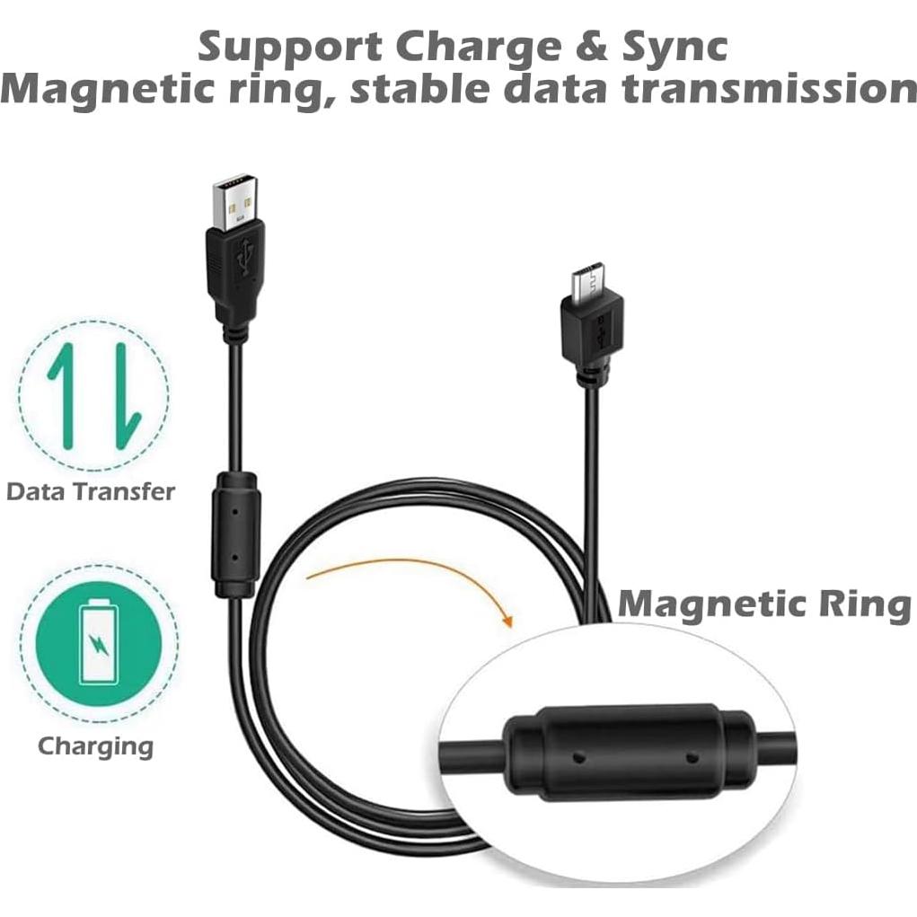 Paquete de 2 Cables de Carga 3m BATSOEASY para PS4 y Xbox One
