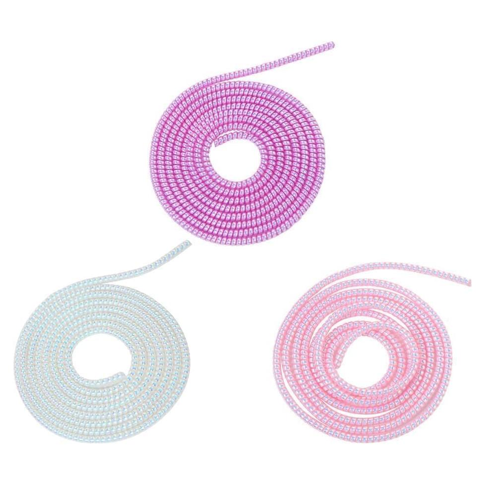 3 Protectores de Cable Espiral Multicolor 1.55m GANPUB