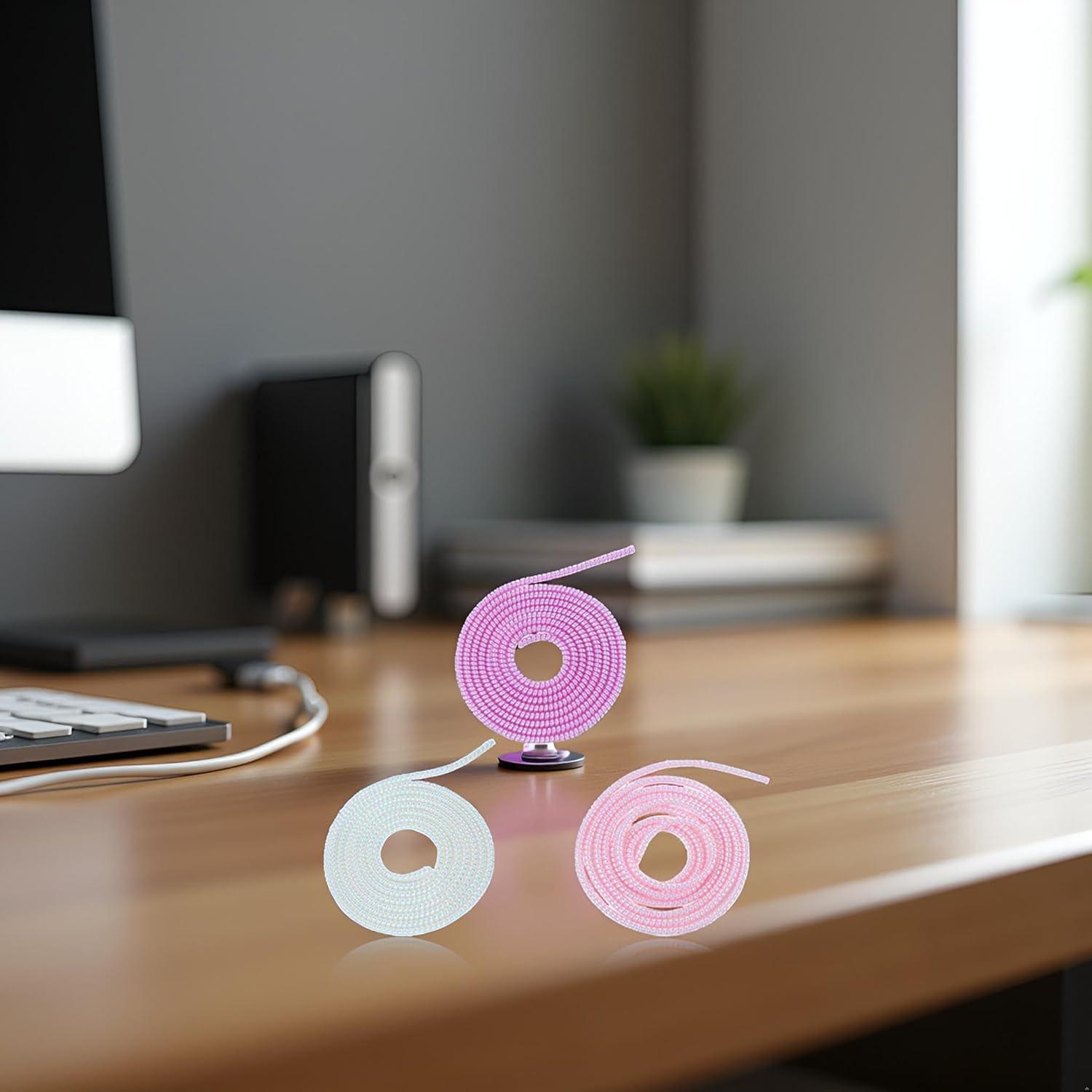 3 Protectores de Cable Espiral Multicolor 1.55m GANPUB