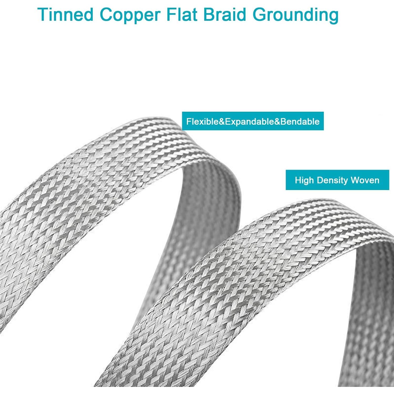 Manga de Blindaje de Cable EMI RFI Kokey-xy 3/8" 16FT Cobre