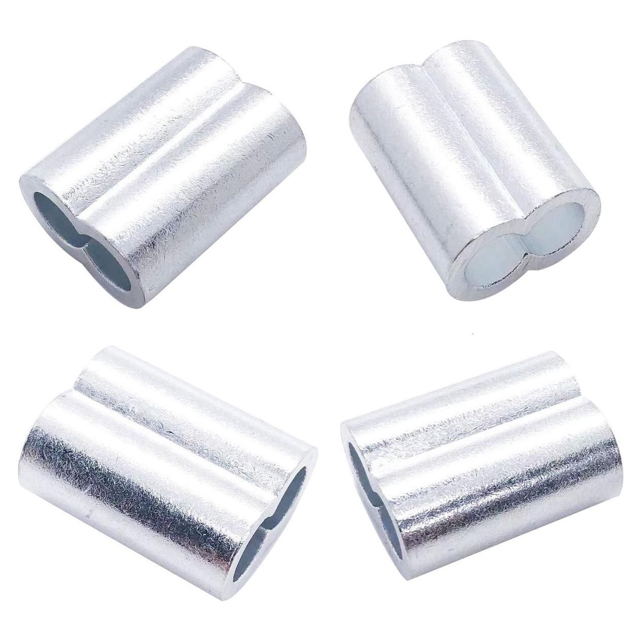 30 Manguitos de Aluminio para Crimpado de Cable 6 mm Luckkyme