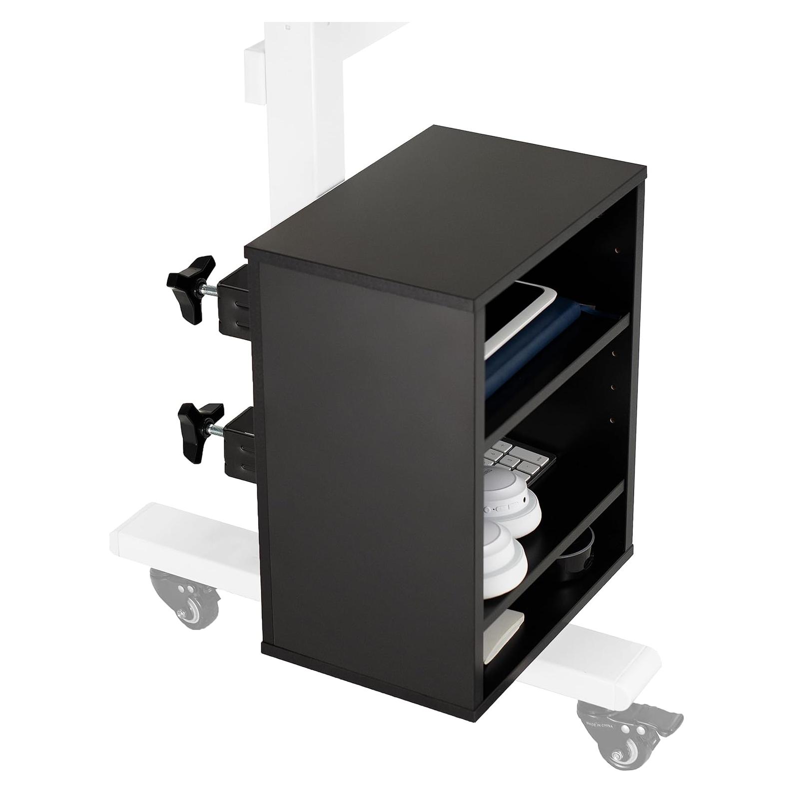 Estante Bajo Escritorio VIVO DESK-SHELF3CL Negro 3 Niveles