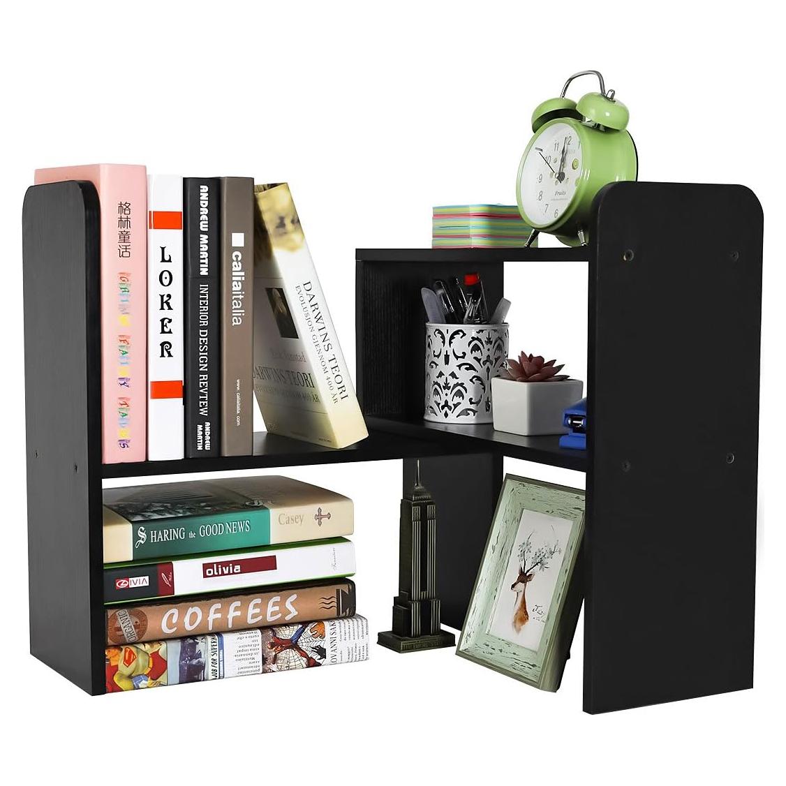 Estante de Escritorio Ajustable PAG Negro 81x42 cm