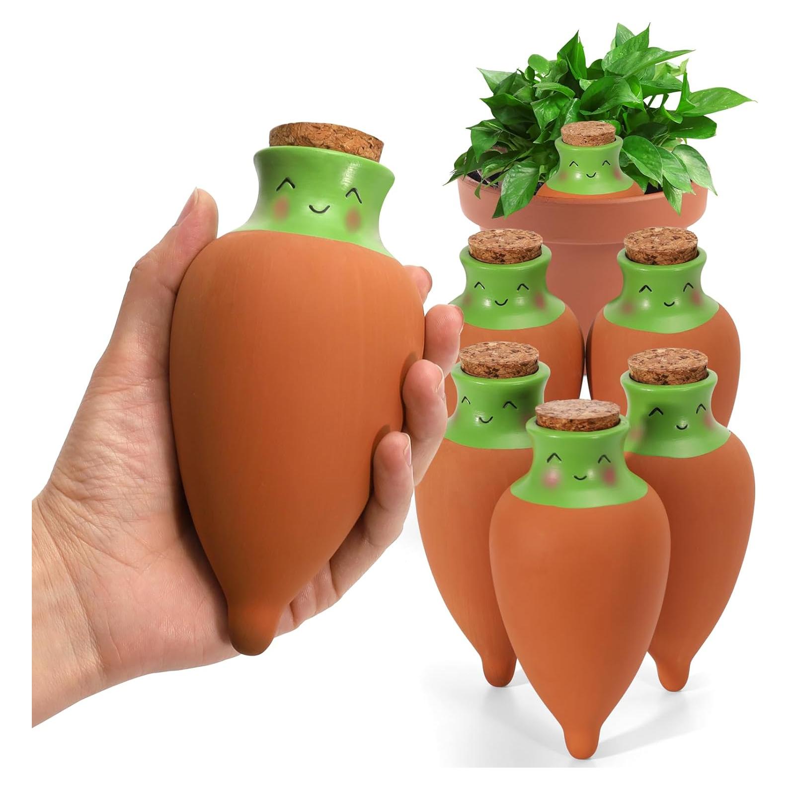 Juego de 6 Esferas de Riego de Terracota VICAMB 0.28L