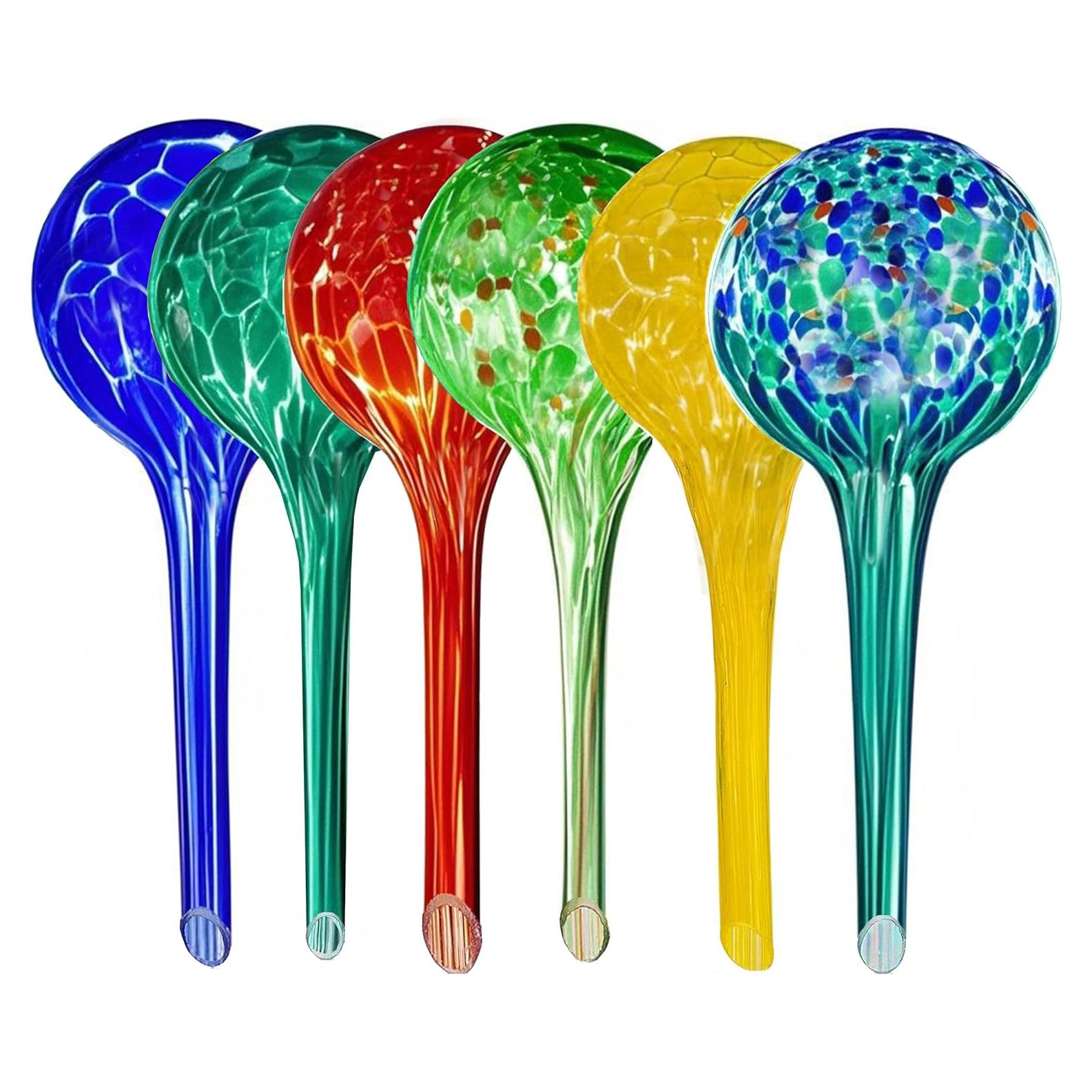 Juego de 6 Esferas de Autorriego de Vidrio TOTYAO - Riego Automático para Plantas