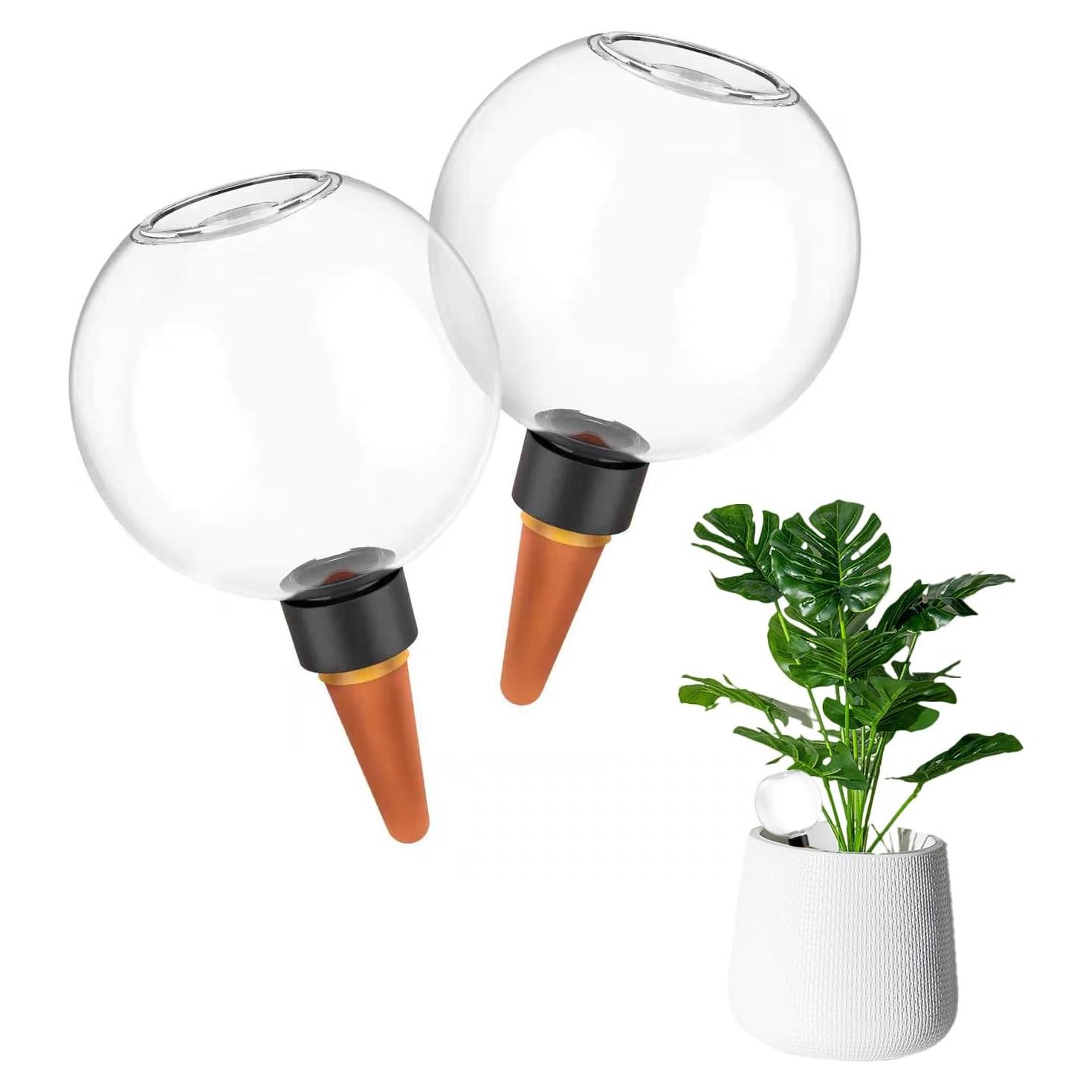 2 Esferas de Riego Automáticas 500ml Plástico Yuixoseu