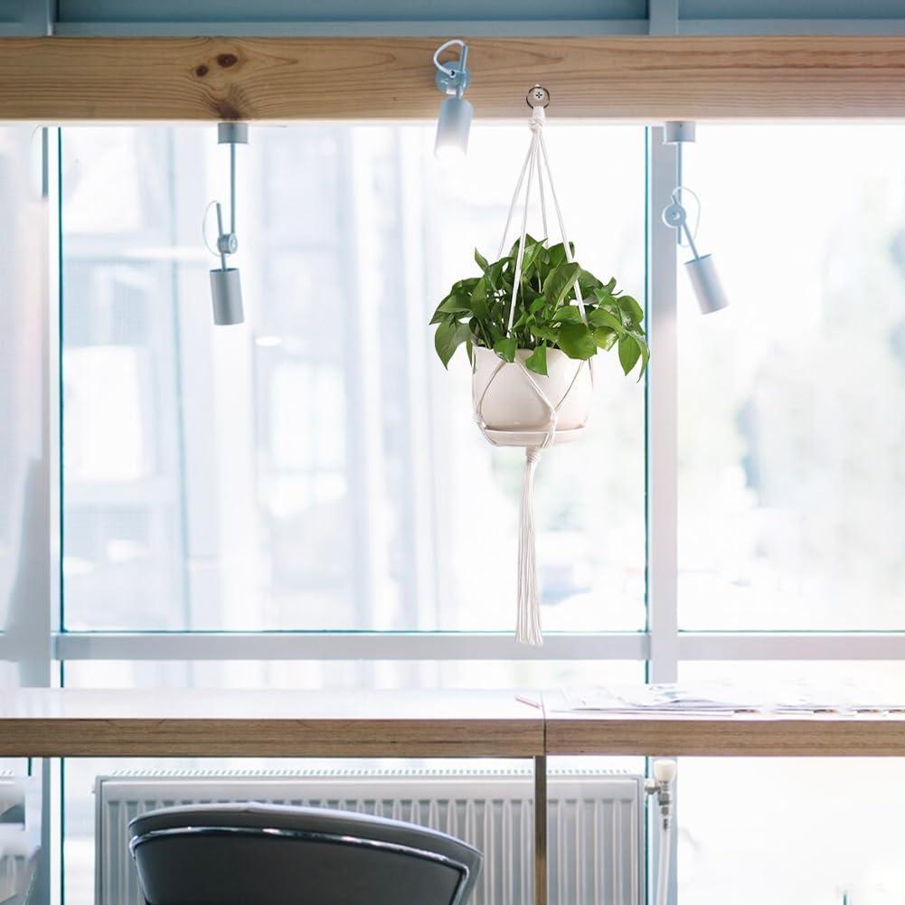 Soporte de Macramé Kryslanix para Macetas Colgantes 6 Piezas