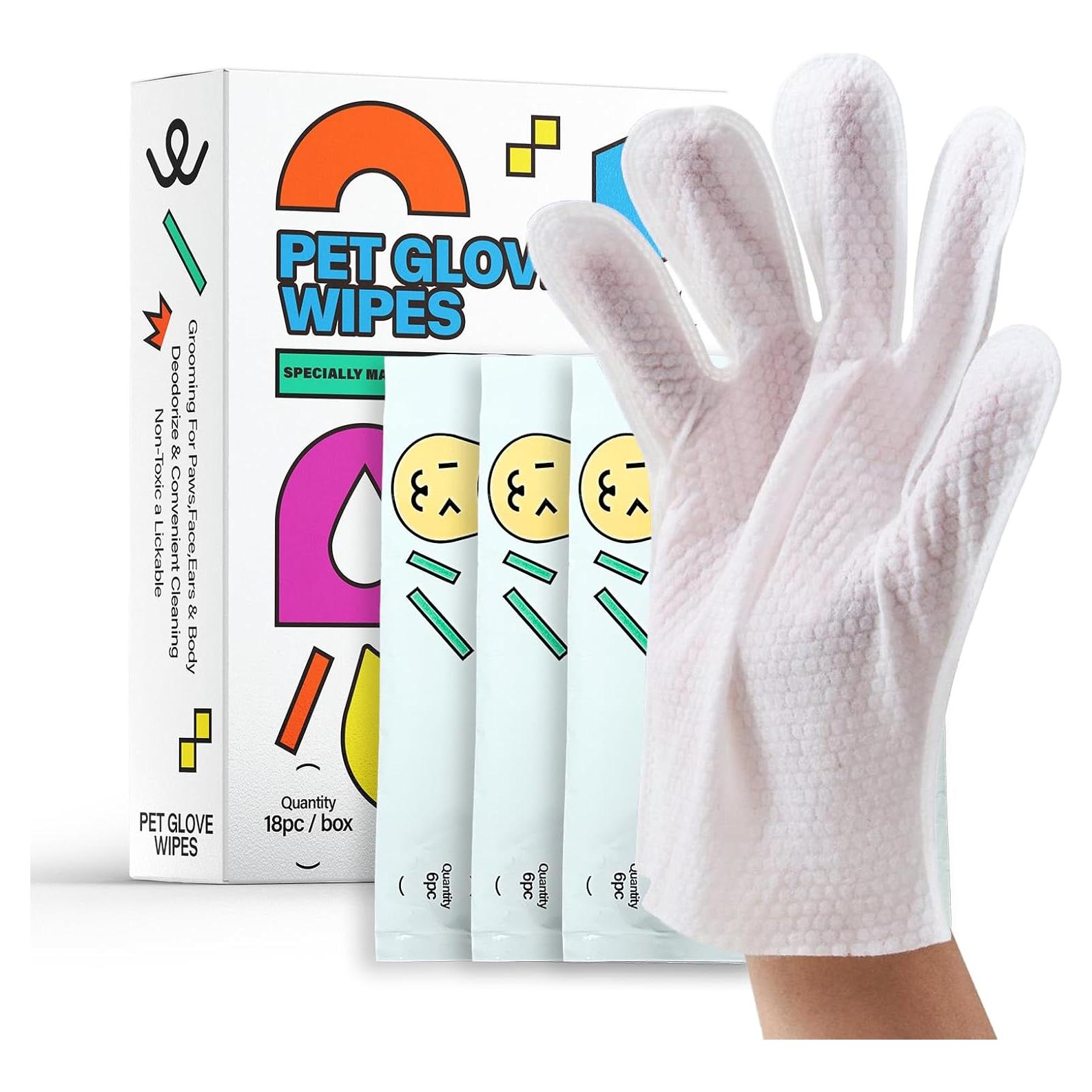 Toallitas Limpiadoras para Mascotas Wagsage 18 PCS Aloe Vera