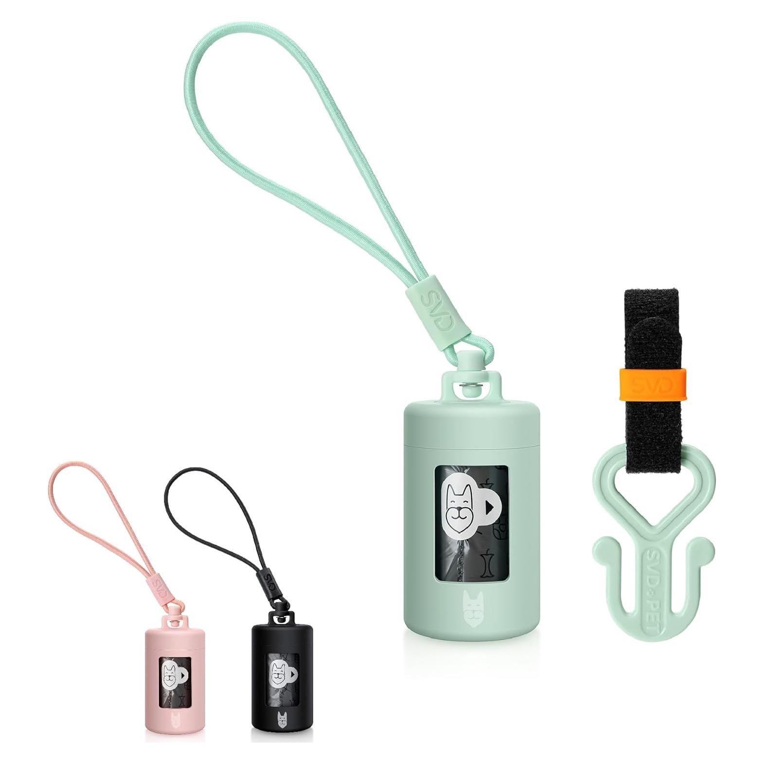 Dispensador de bolsas para excrementos de perros WuDao Verde