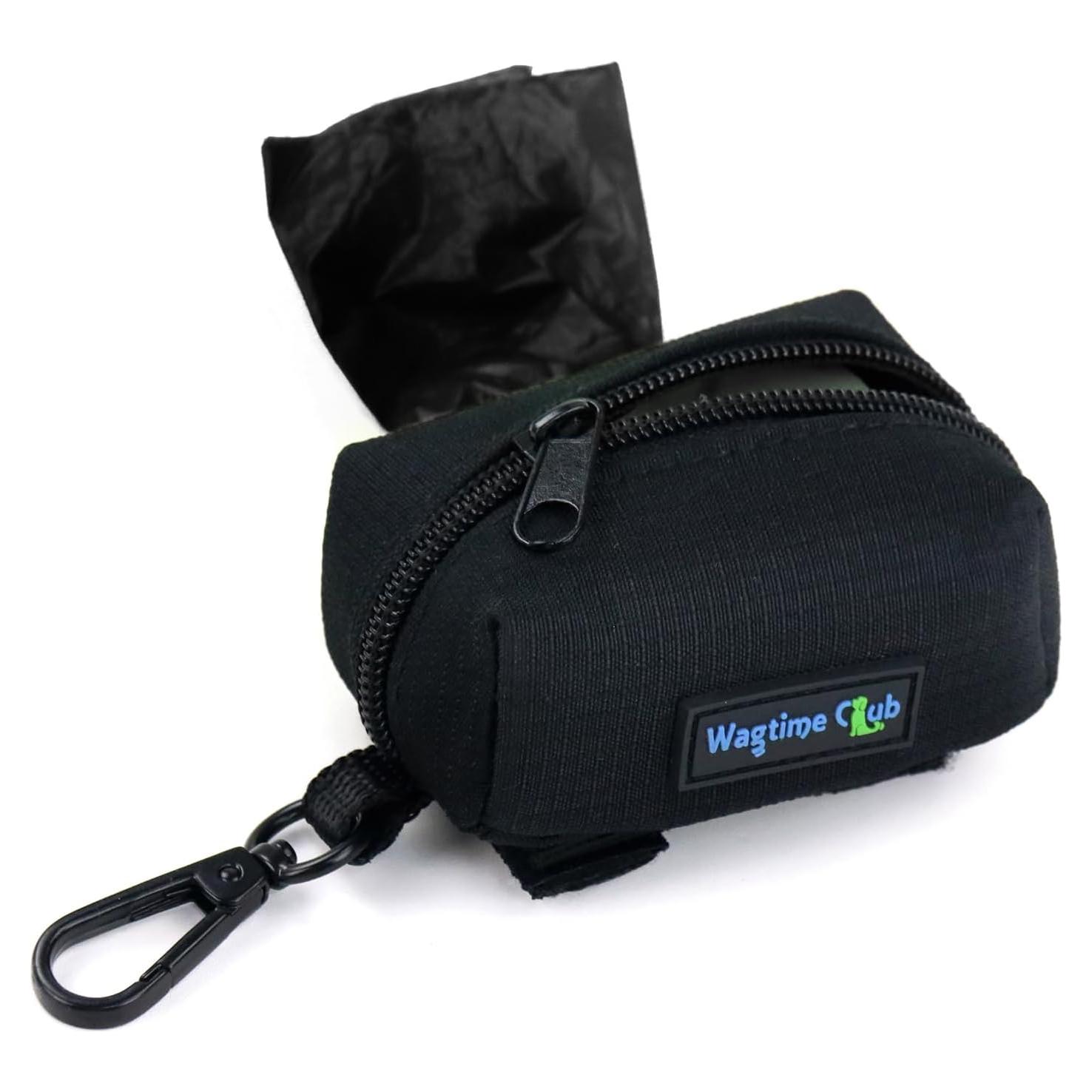 Soporte de Bolsa de Excremento para Perros Wagtime Club Negro