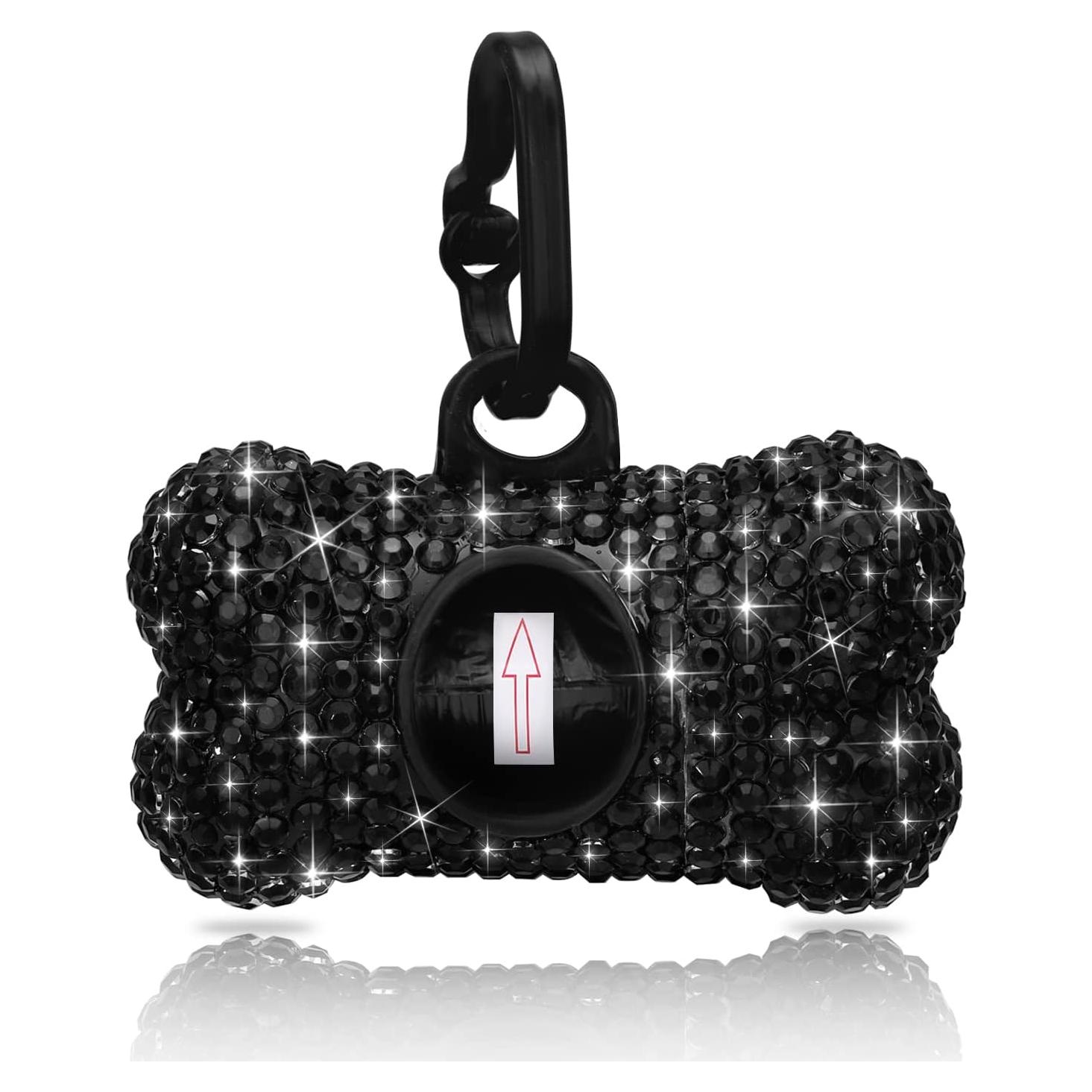 Dispensador de Bolsas de Excremento SAVORI Negro con Mosquetón