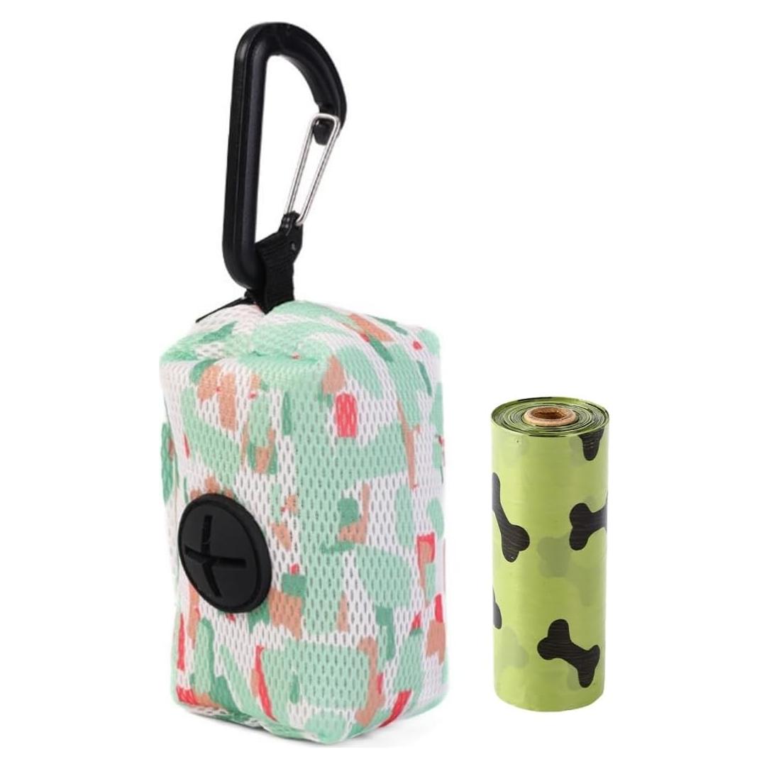 Dispensador de Bolsas de Excremento de Perro LZSOMPK Verde
