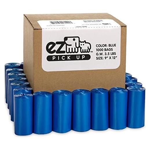 Bolsas de Desechos para Mascotas EZ - 1000 Bolsas a Prueba de Fugas