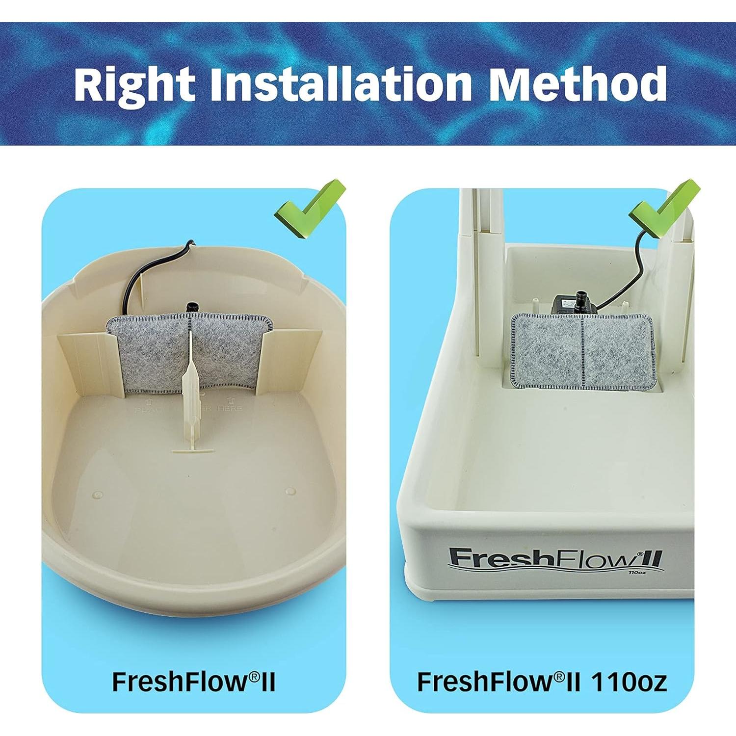 Filtros de Carbón PetStandard para Fuentes Petmate Fresh Flow - 12 Piezas