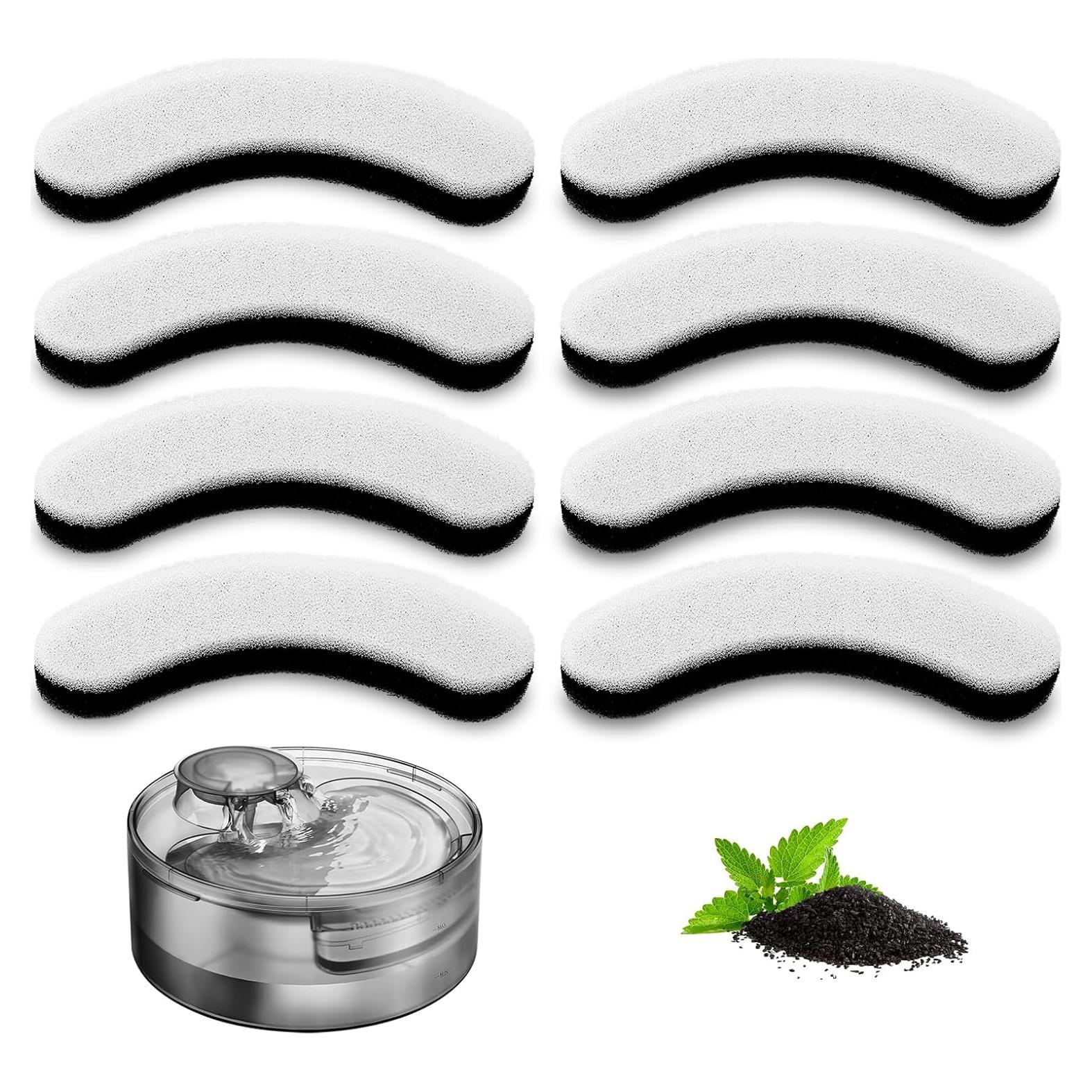 Filtros de Agua para Mascotas ITSCUTE - 8 Filtros Triple Filtración