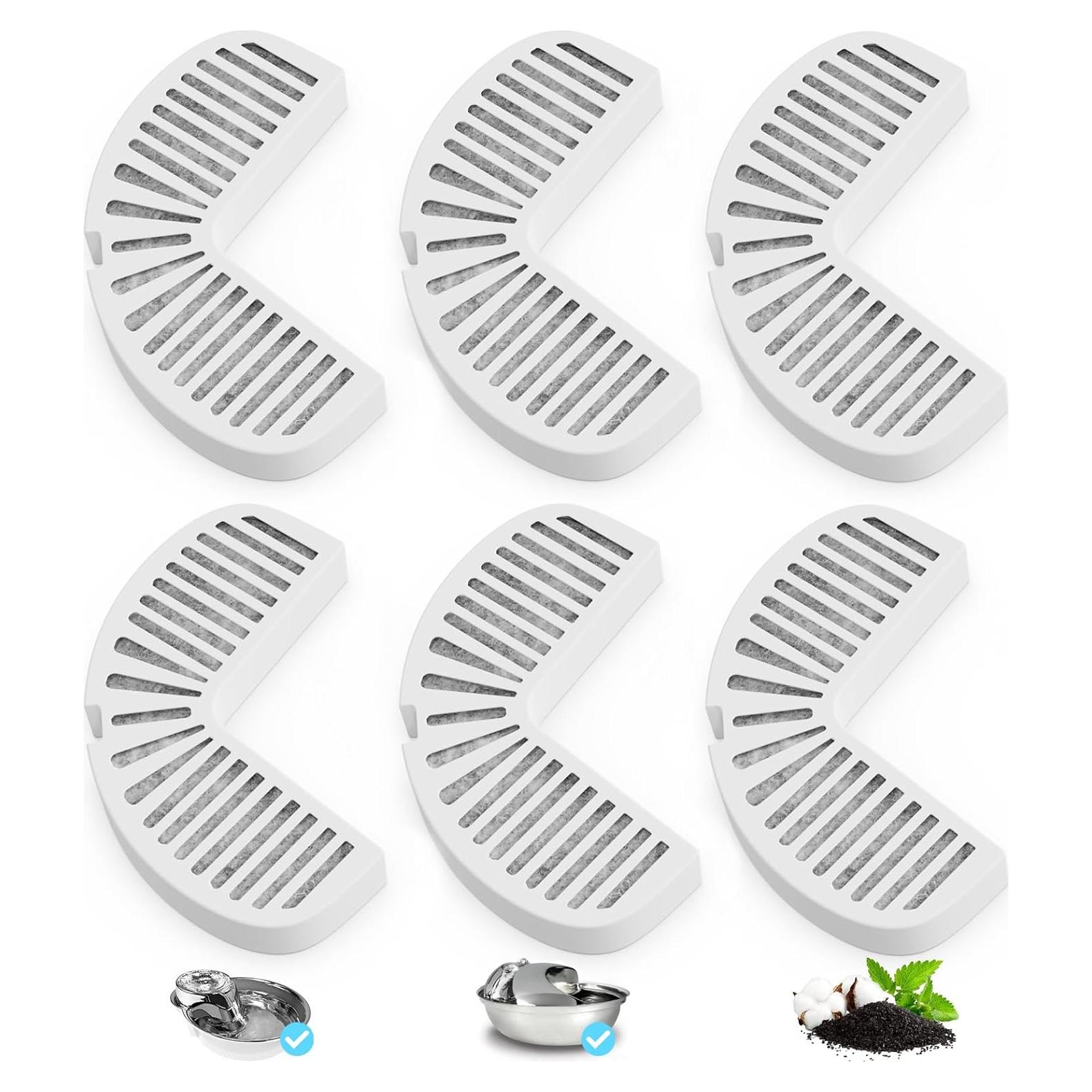 Filtros de Reemplazo para Fuente de Agua ITSCUTE - Paquete de 6