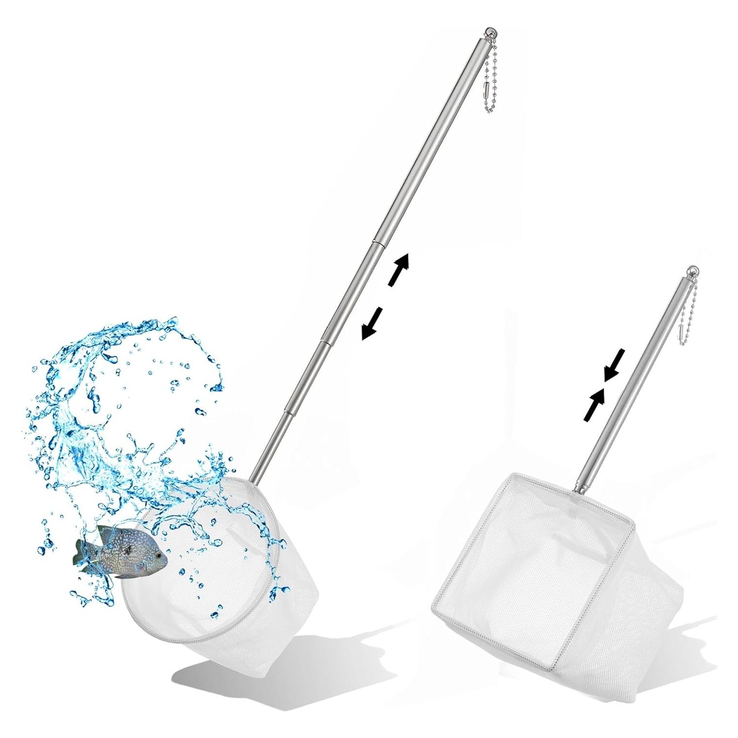 Red de Pescado para Acuario SynHHergyx, 2 Pcs, Malla Fina