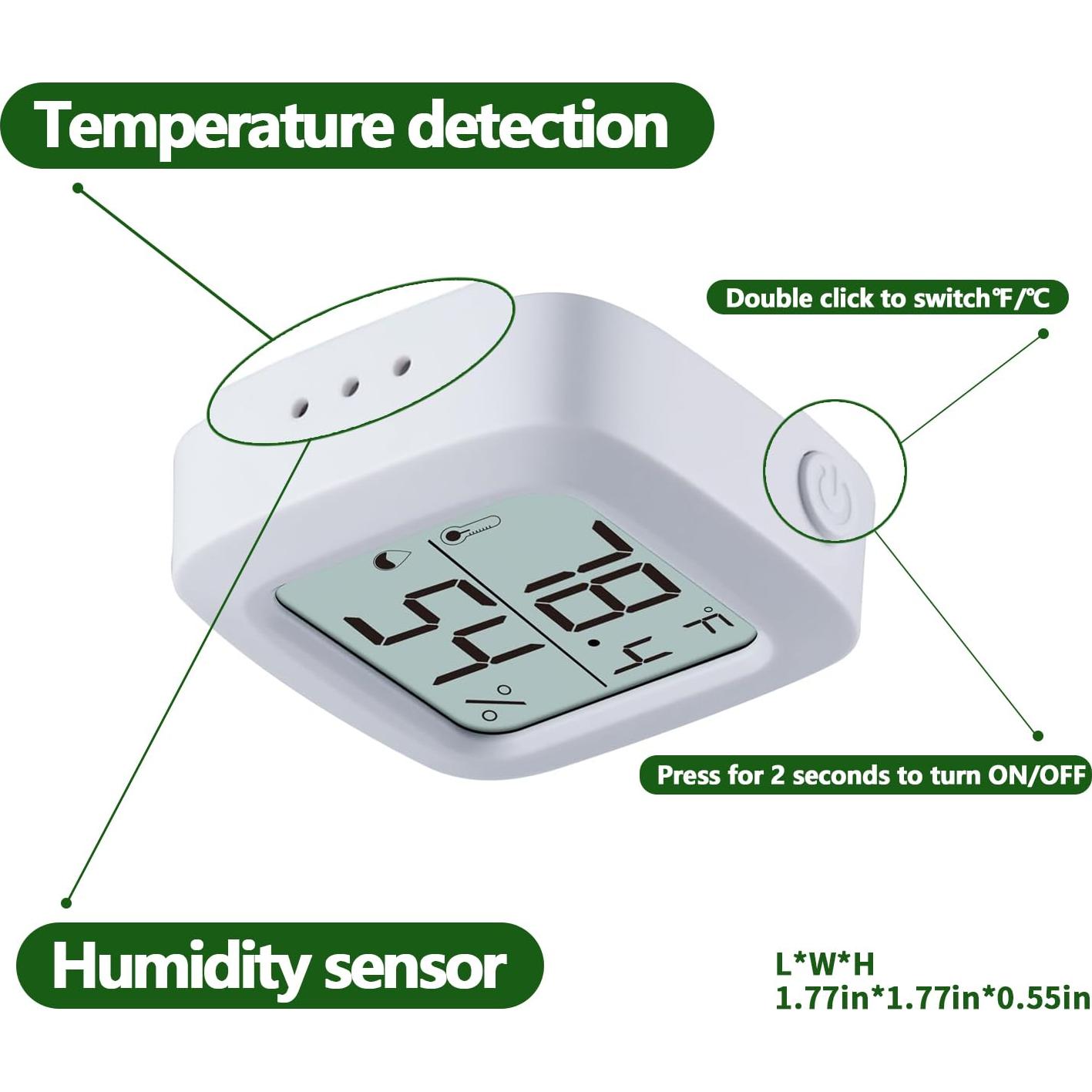 Termómetro e Higrómetro Digital Oasirep para Reptiles - Preciso y Rápido