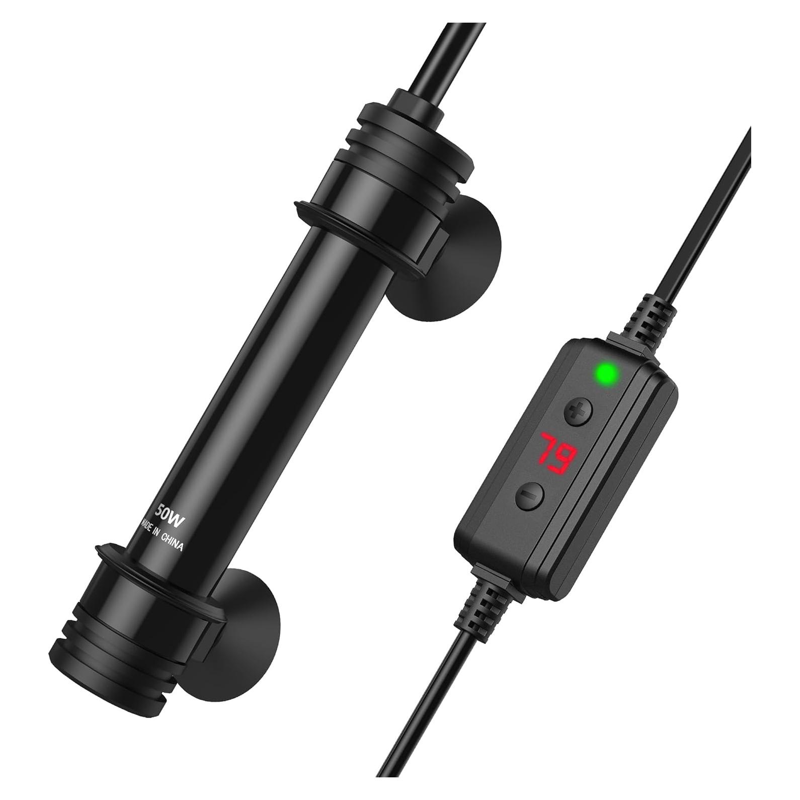 Calentador de Acuario NICREW 50W con Controlador Ajustable