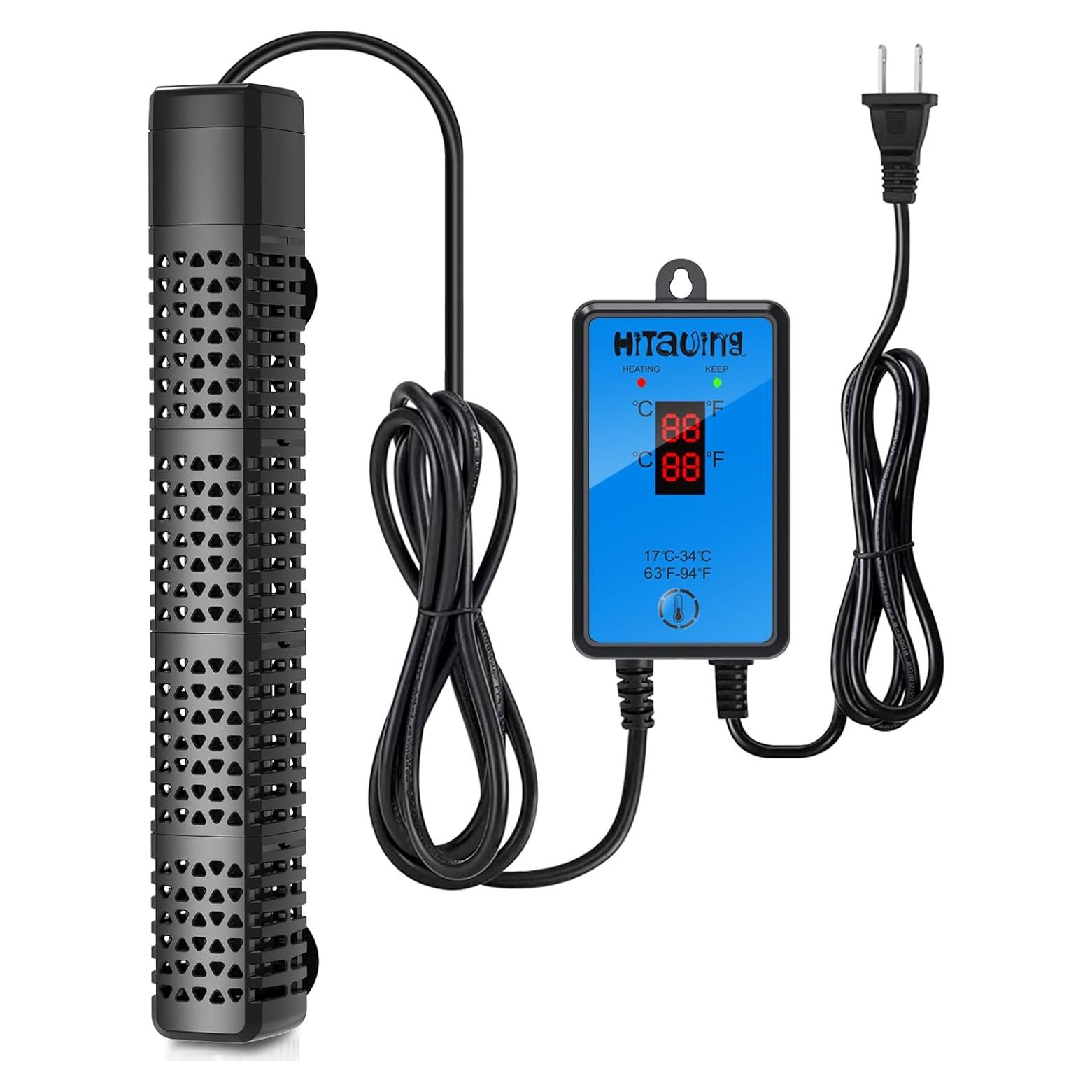 Calentador de Acuario HiTauing 300W para 151-284 Litros