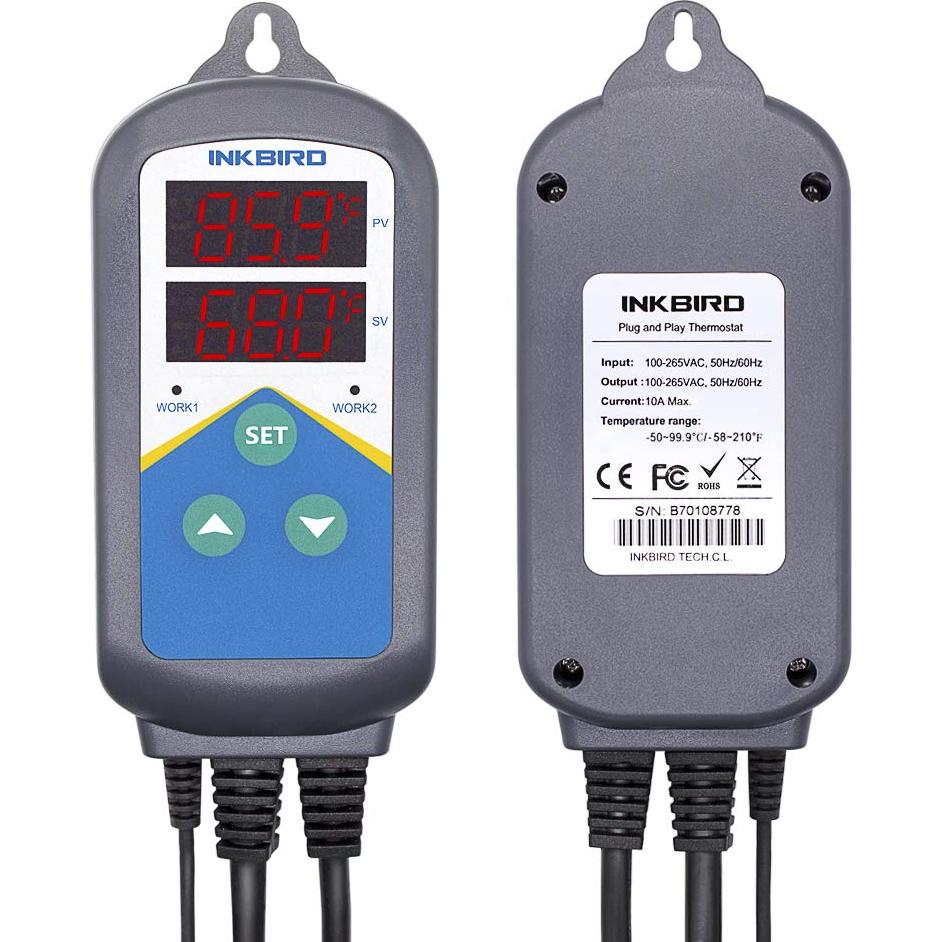 Controlador de Temperatura Digital Inkbird ITC-306T-A 1200W