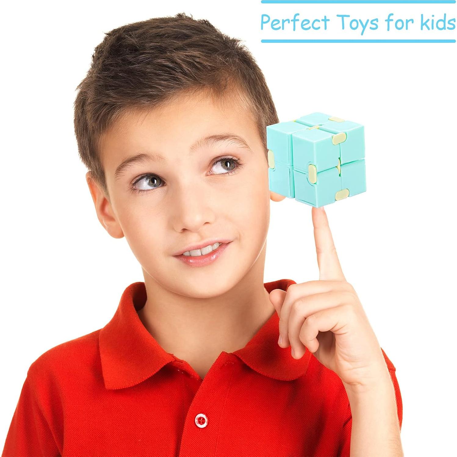 Cubo Infinito Antiestrés Sumind 24 Piezas 4x4 cm