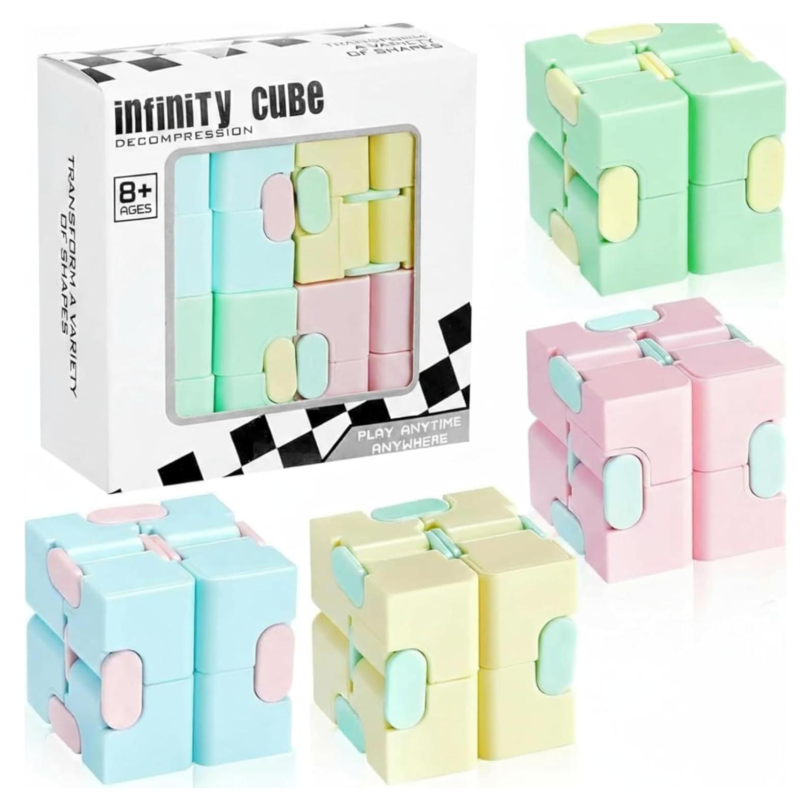 Cubo Infinito Antiestrés Skylety 4 Piezas 9.7 cm