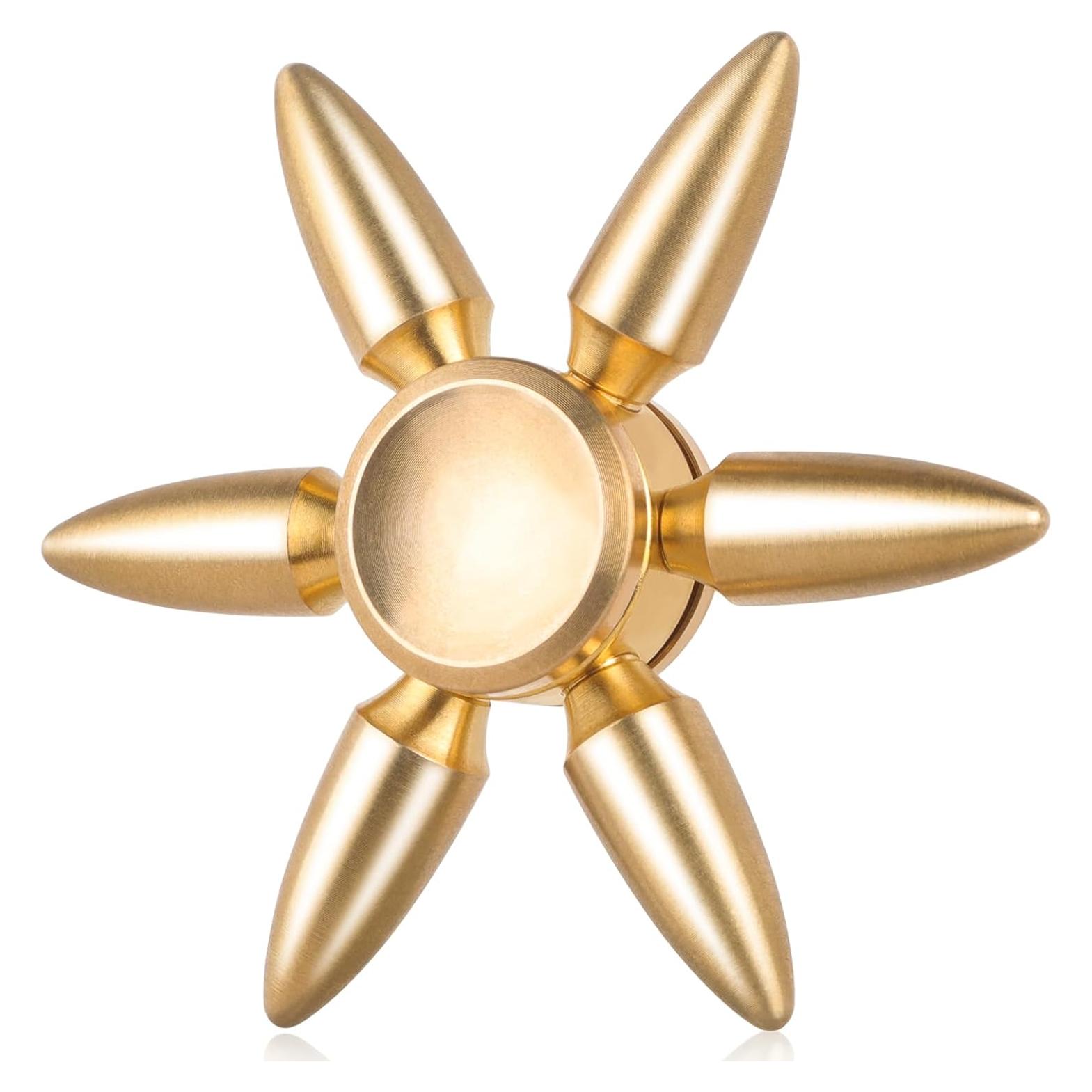Spinner Fidget ATESSON de Metal, Alivio de Estrés 7.29 cm