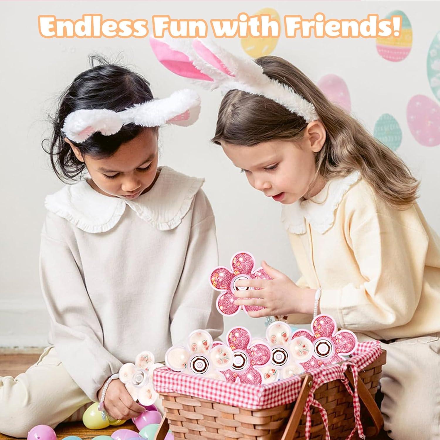 Paquete de 2 Fidget Spinners ZEZUCUN con Líquido Brillante