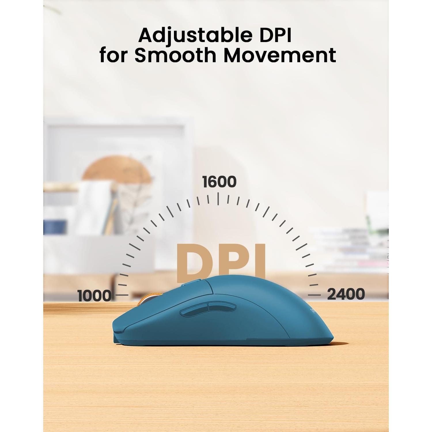 Ratón Inalámbrico Bluetooth ProtoArc EM15 Recargable Azul