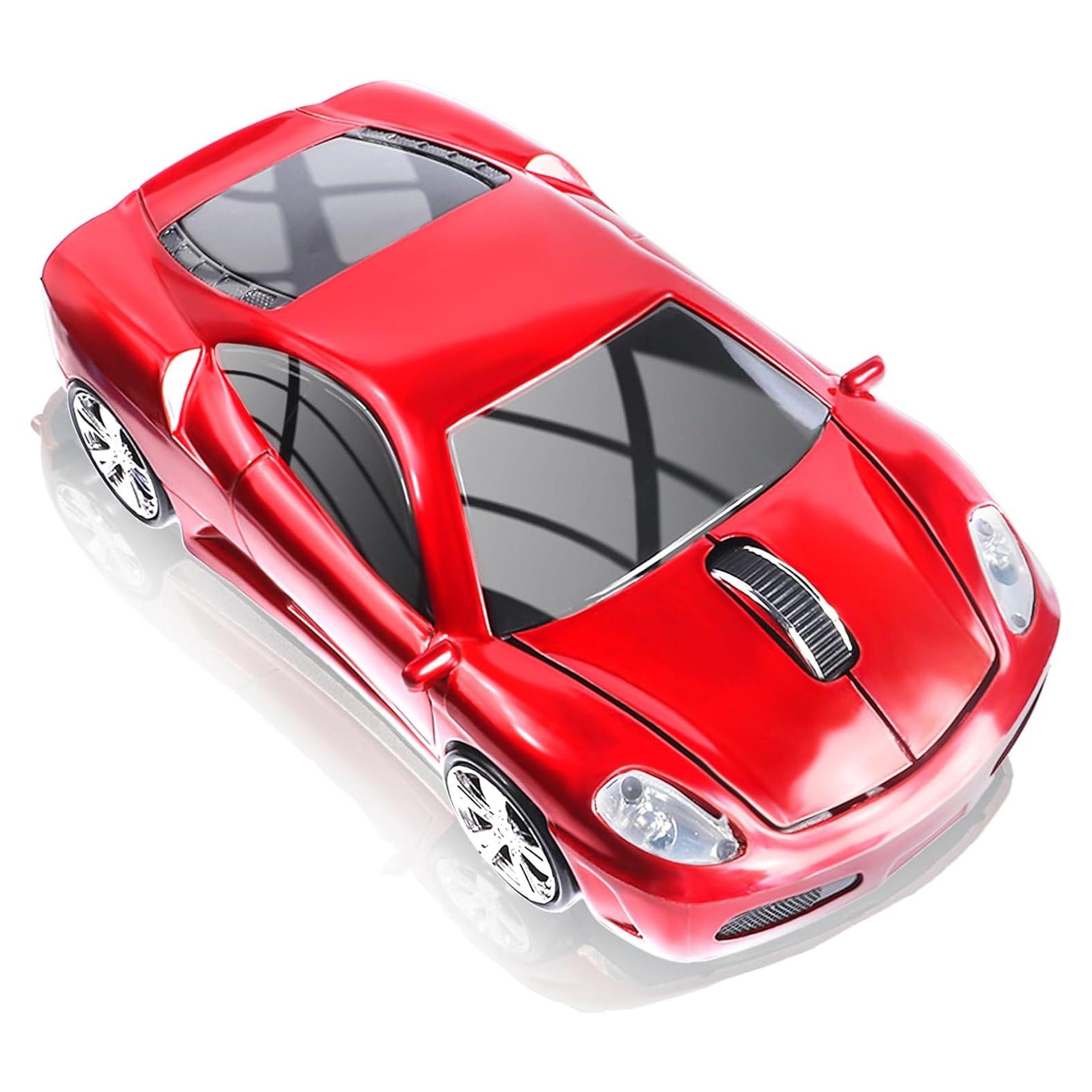 Ratón inalámbrico elec Space deportivo rojo 1600 DPI USB