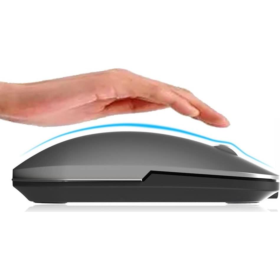 Ratón Inalámbrico Bluetooth Recargable Comeic M8 Negro