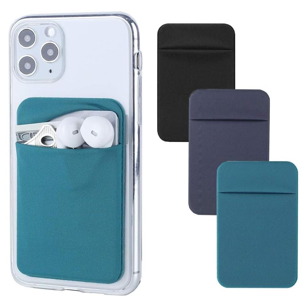 3 Pack Soporte de Tarjeta Adhesivo Fulgamo para Teléfono Móvil