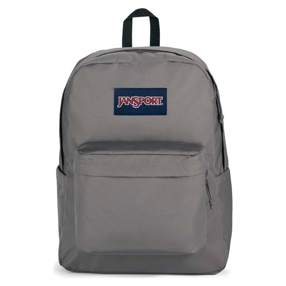 Mochila JanSport SuperBreak Plus 26L con funda para laptop 15" - Gris