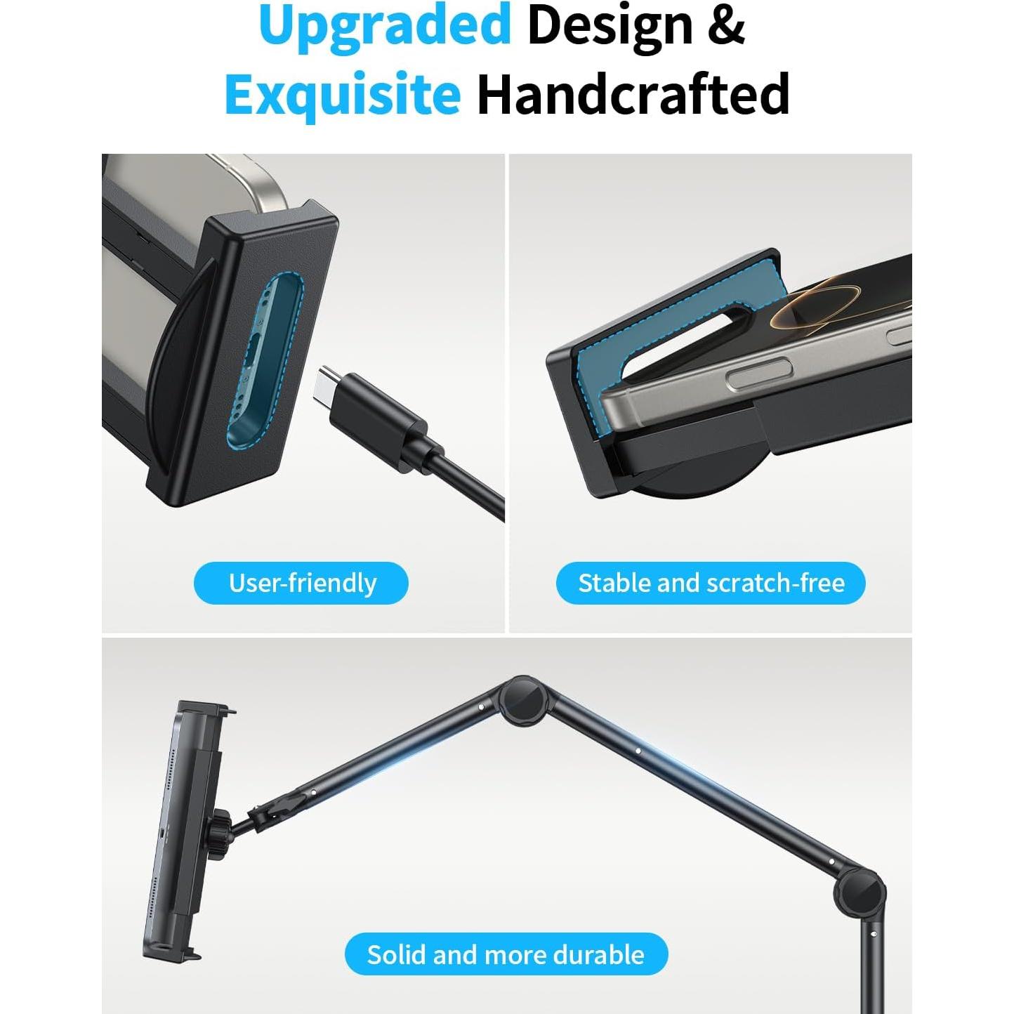 Soporte Ajustable para Tablet y Teléfono OMOTON GH02 4.7-11"