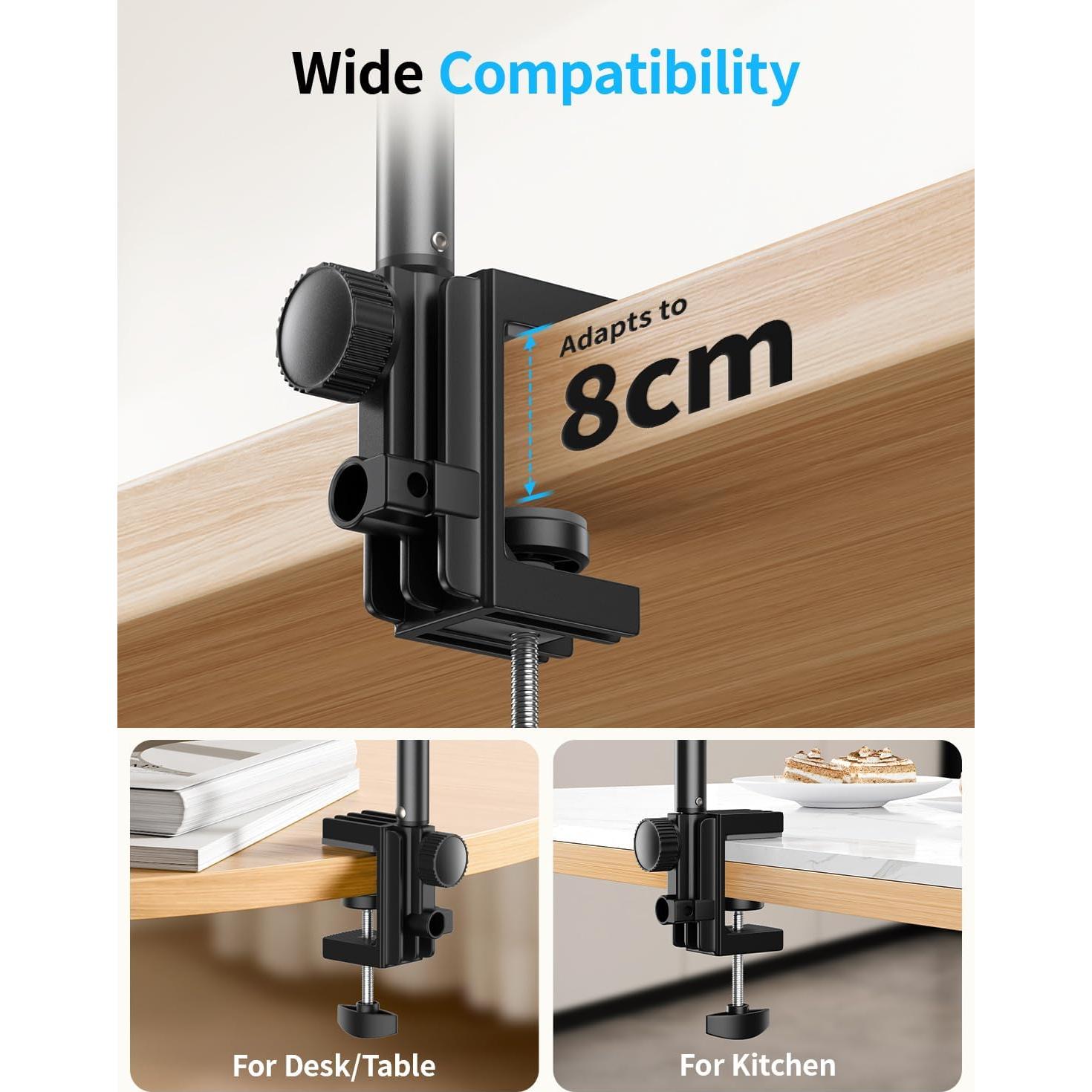 Soporte Ajustable para Tablet y Teléfono OMOTON GH02 4.7-11"