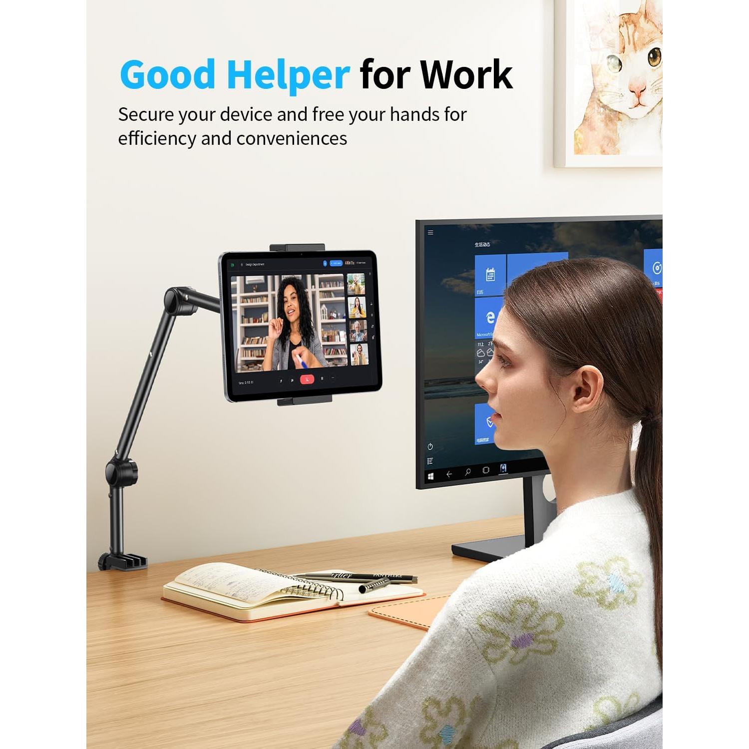 Soporte Ajustable para Tablet y Teléfono OMOTON GH02 4.7-11"