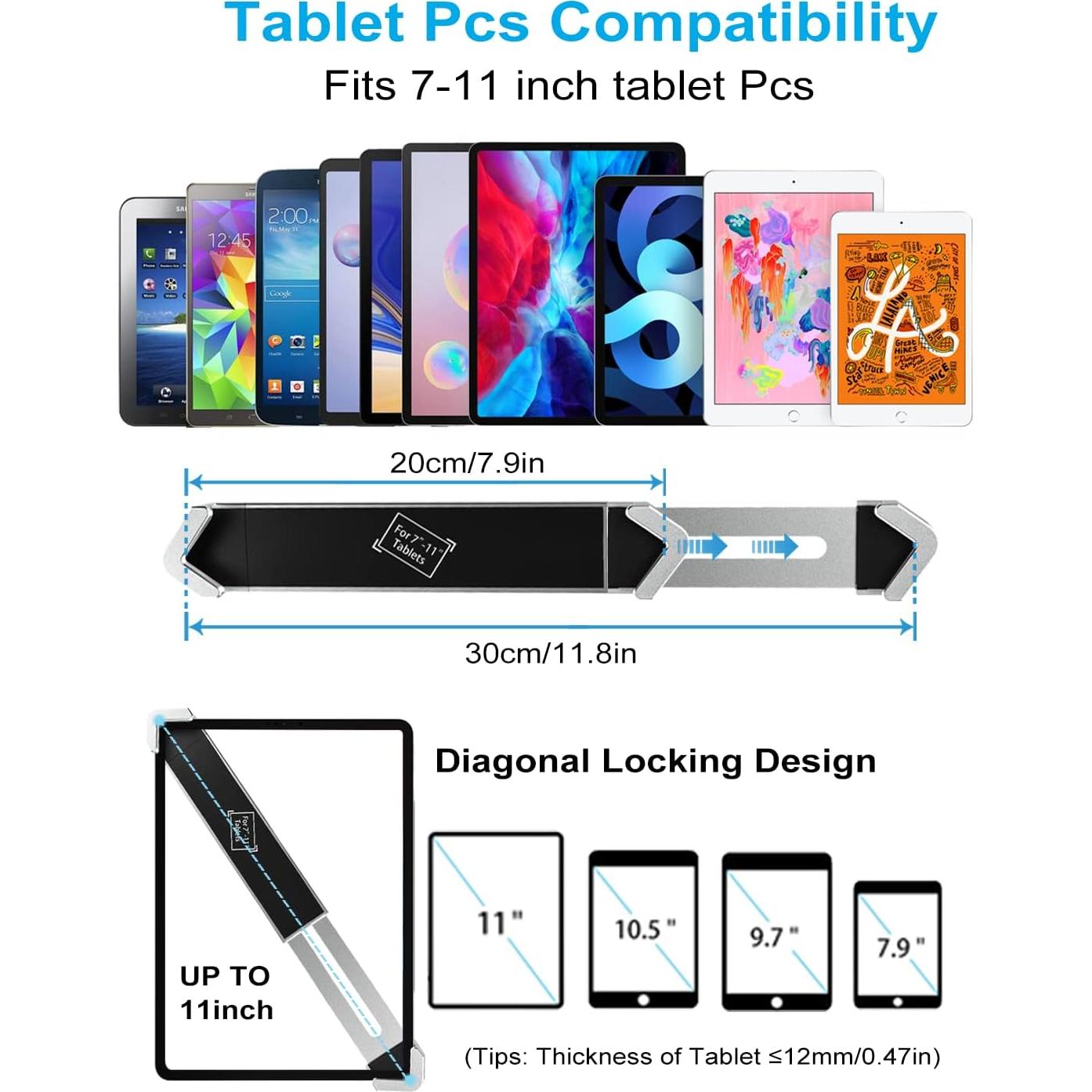 Soporte de Mesa Anti-Robo Woleyi para Tabletas 7-11"